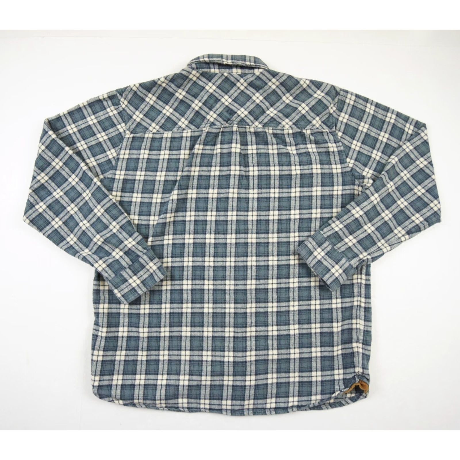 Prana VINTAGE prAna Men's Shirt XL Blue Flannel Plaid Long Sleeve Casual Outdoors All Seasons Size US XL / EU 56 / 4 - 4 Thumbnail