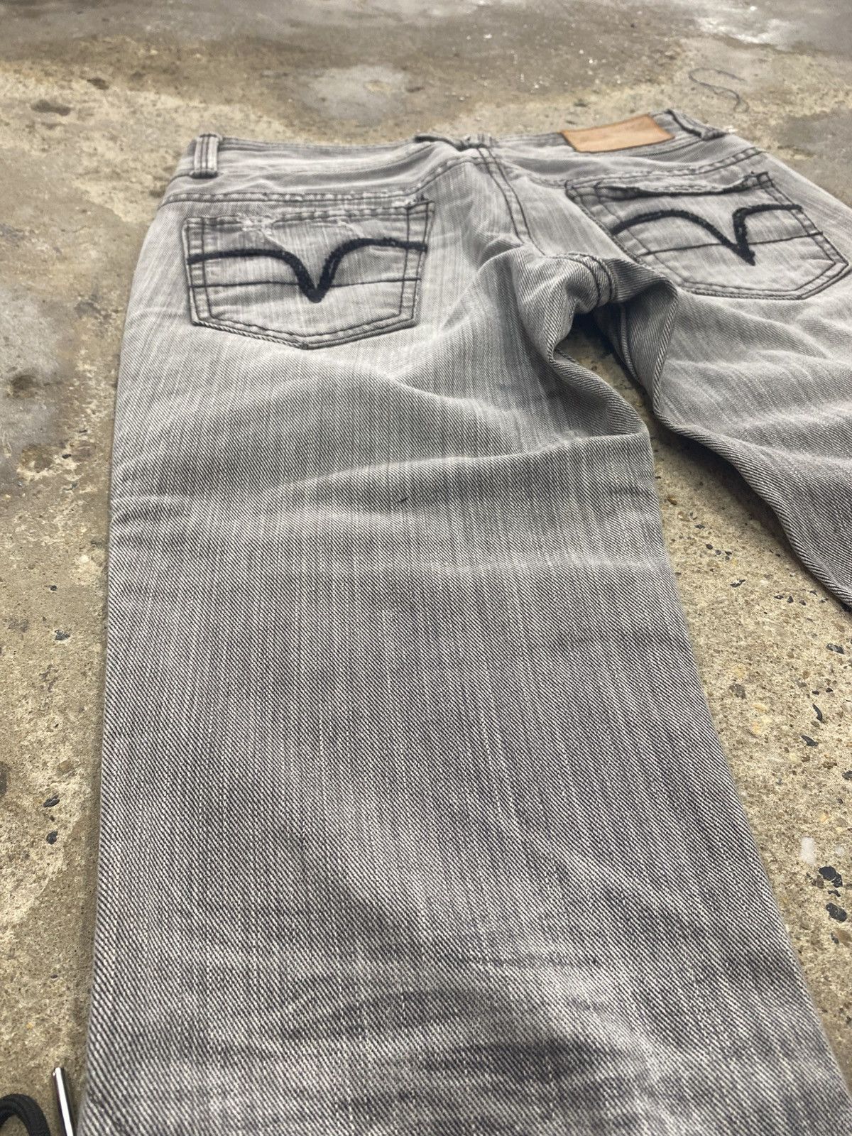 14th Addiction × Jean × KMRii Lace up flared hotchkiss japanese grunge Size US 28 / EU 44 - 12 Thumbnail