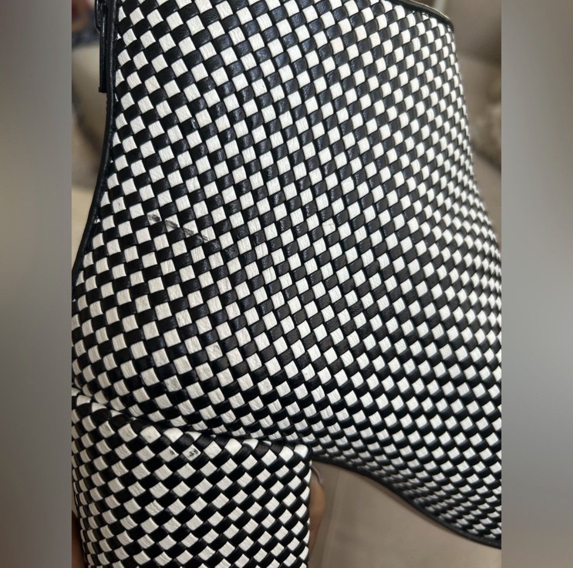 Stuart Weitzman Stuart Weitzman Black and White Checkered Ankle Boots - 8.5 Size US 8.5 / IT 38.5 - 3 Thumbnail