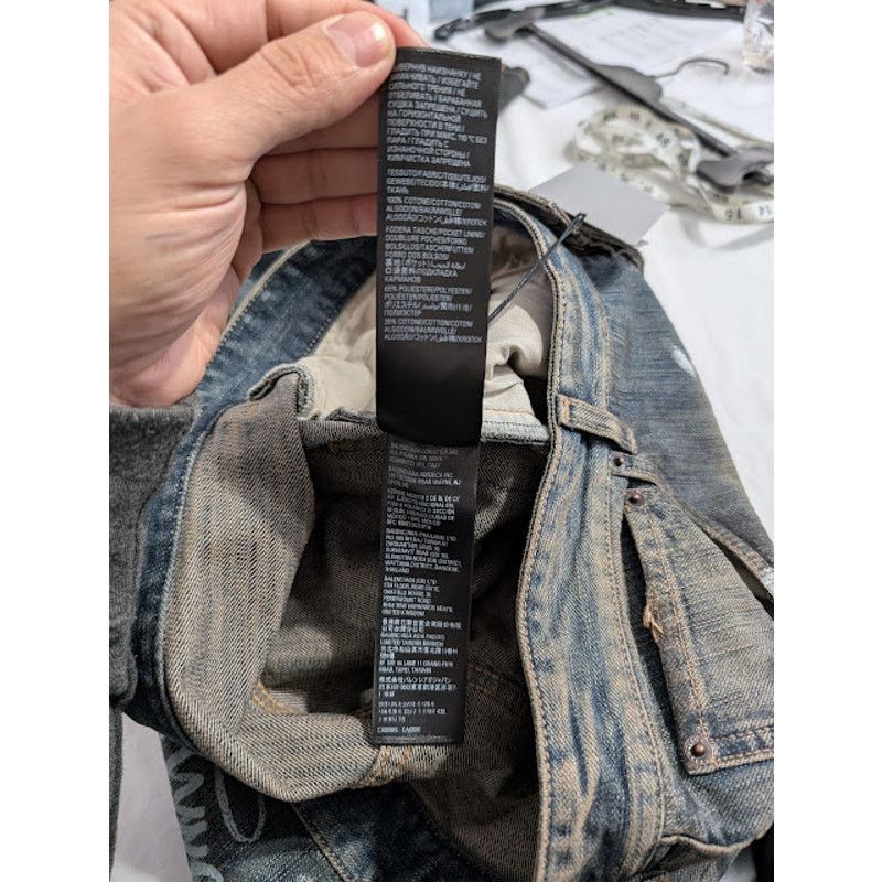 Balenciaga o1rshd1 Q:2 / Baggy Pants / Jeans in Light Blue Size US 34 / EU 50 - 21 Thumbnail
