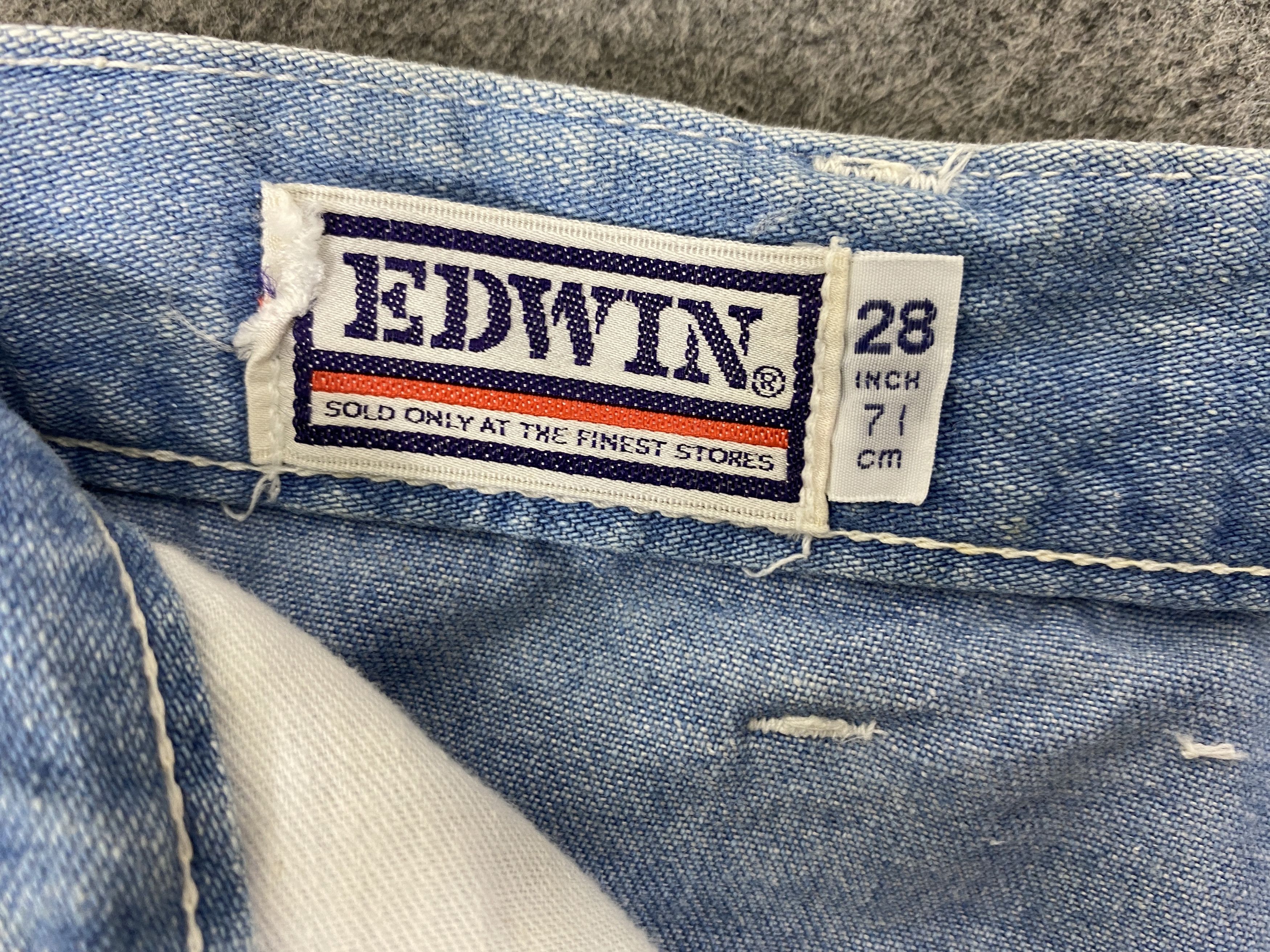 Edwin Light Blue Vintage Edwin Carpenter Jeans 27x32 - JN3367 Size 27" / US 4 / IT 40 - 11 Thumbnail