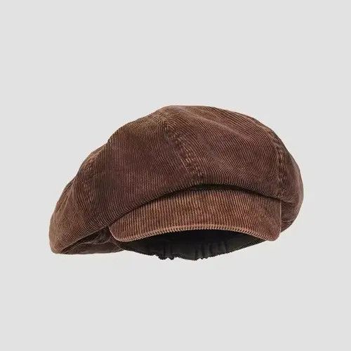 VIBE Vintage British Corduroy Design Octagon Hat Size ONE SIZE - 6 Thumbnail