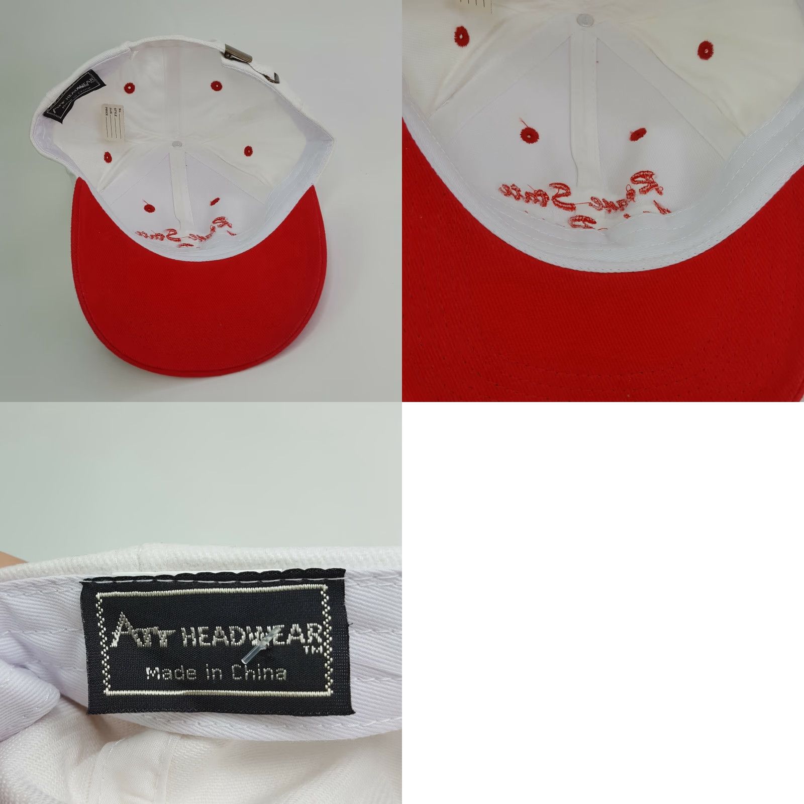 Etro VINTAGE Lady Raiders Hat Baseball Cap Retro College Snapback ATT Headwear Unisex Adjustable Twill White 90s Y2K Sports Basketball University Colleg e Size ONE SIZE - 8 Thumbnail