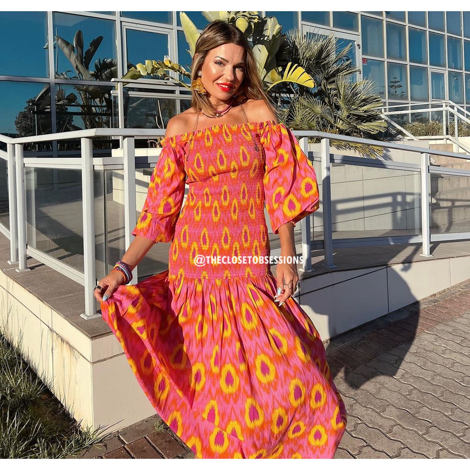 Zara ZARA BLOGGER FAVE!!! Long Dress with Balloon Sleeves NWT Size M / US 6-8 / IT 42-44 - 8 Thumbnail