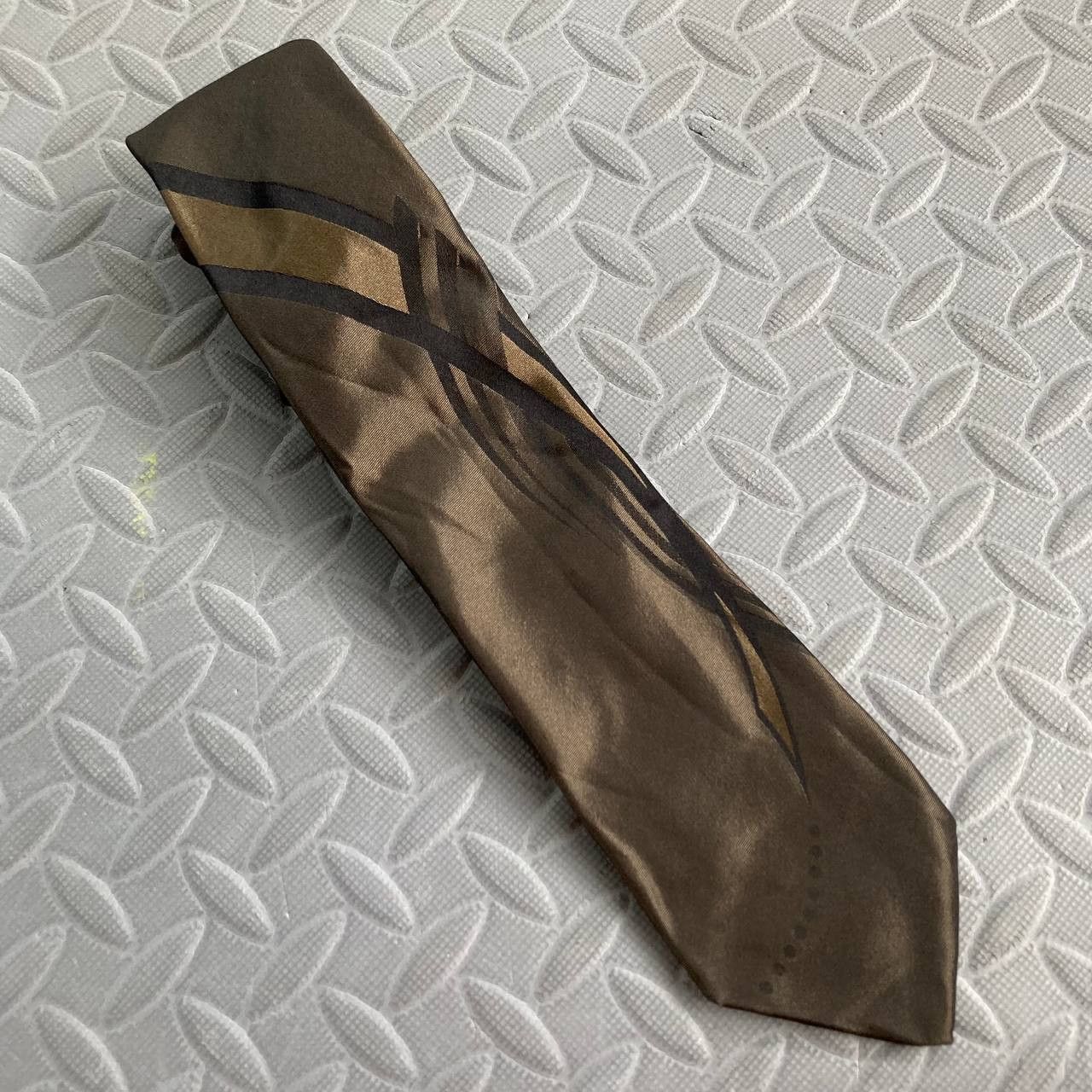 Katharine Hamnett London Vintage Geometrical Silk Neck Tie Size ONE SIZE - 1 Thumbnail