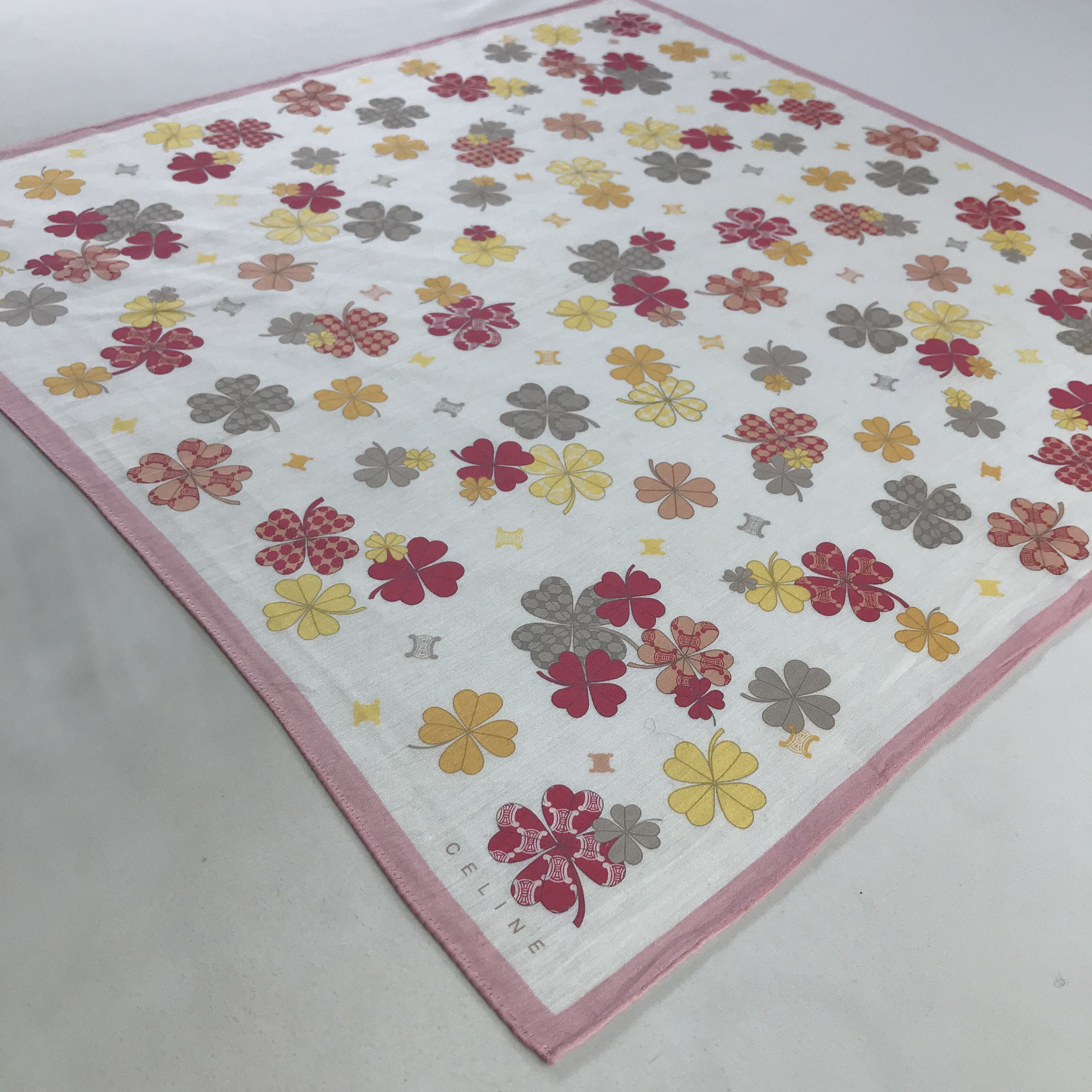 Celine × Vintage Celine Bandana / Handkerchief / Neckerchief - S1098 Size ONE SIZE - 2 Thumbnail