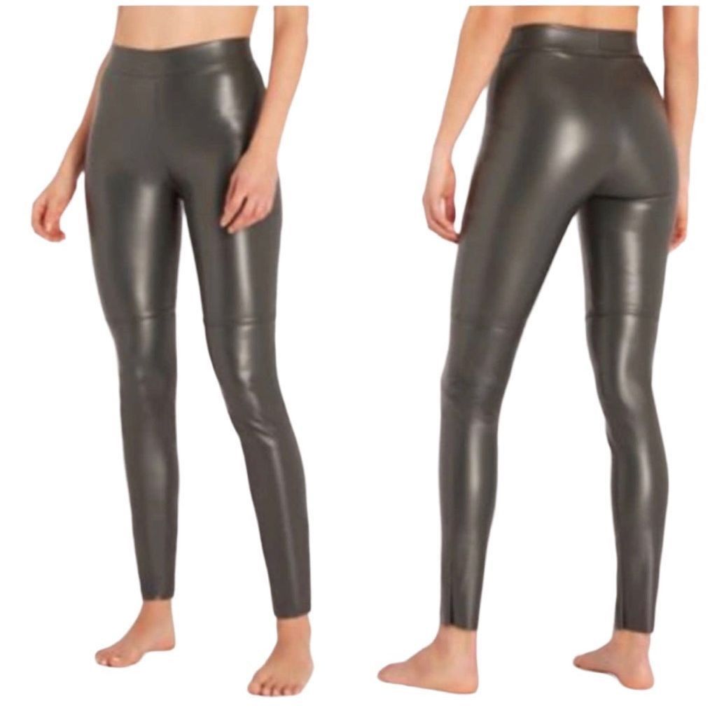 Wolford NWT Wolford Estella Faux Vegan Leggings Sz 8 Size 30" / US 8 / IT 44 - 3 Thumbnail