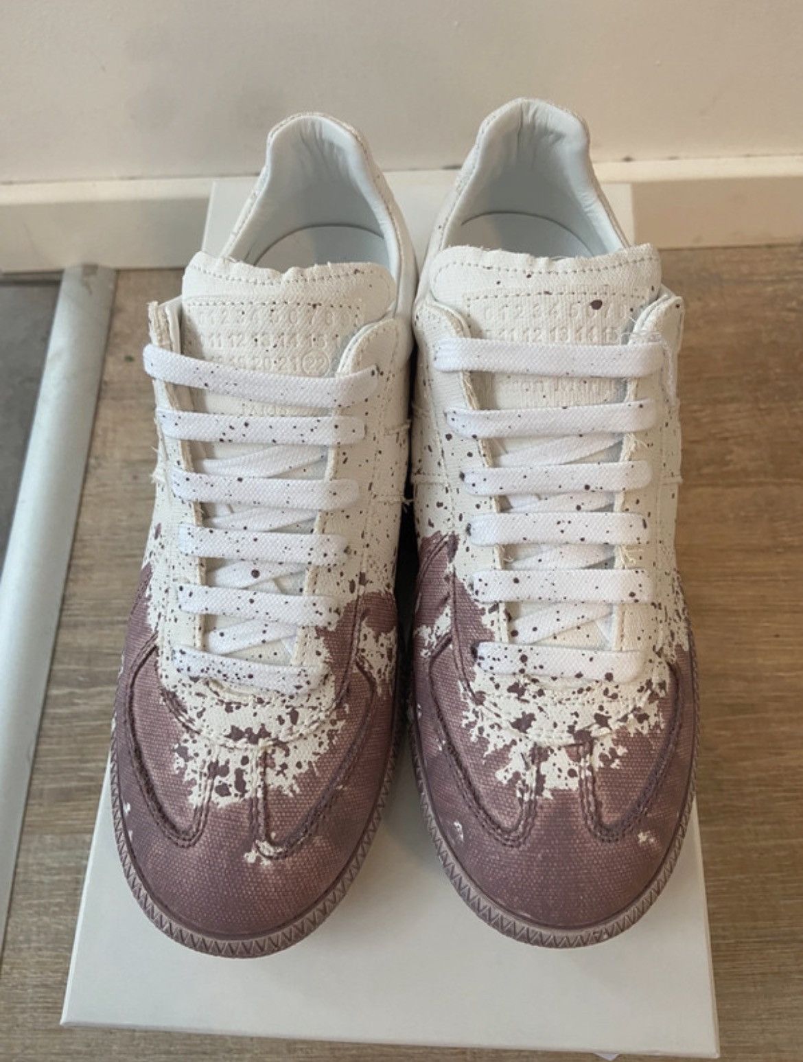 Maison Margiela Maison Margiela splatter paint shoes Size US 5.5 / IT 35.5 - 1 Thumbnail