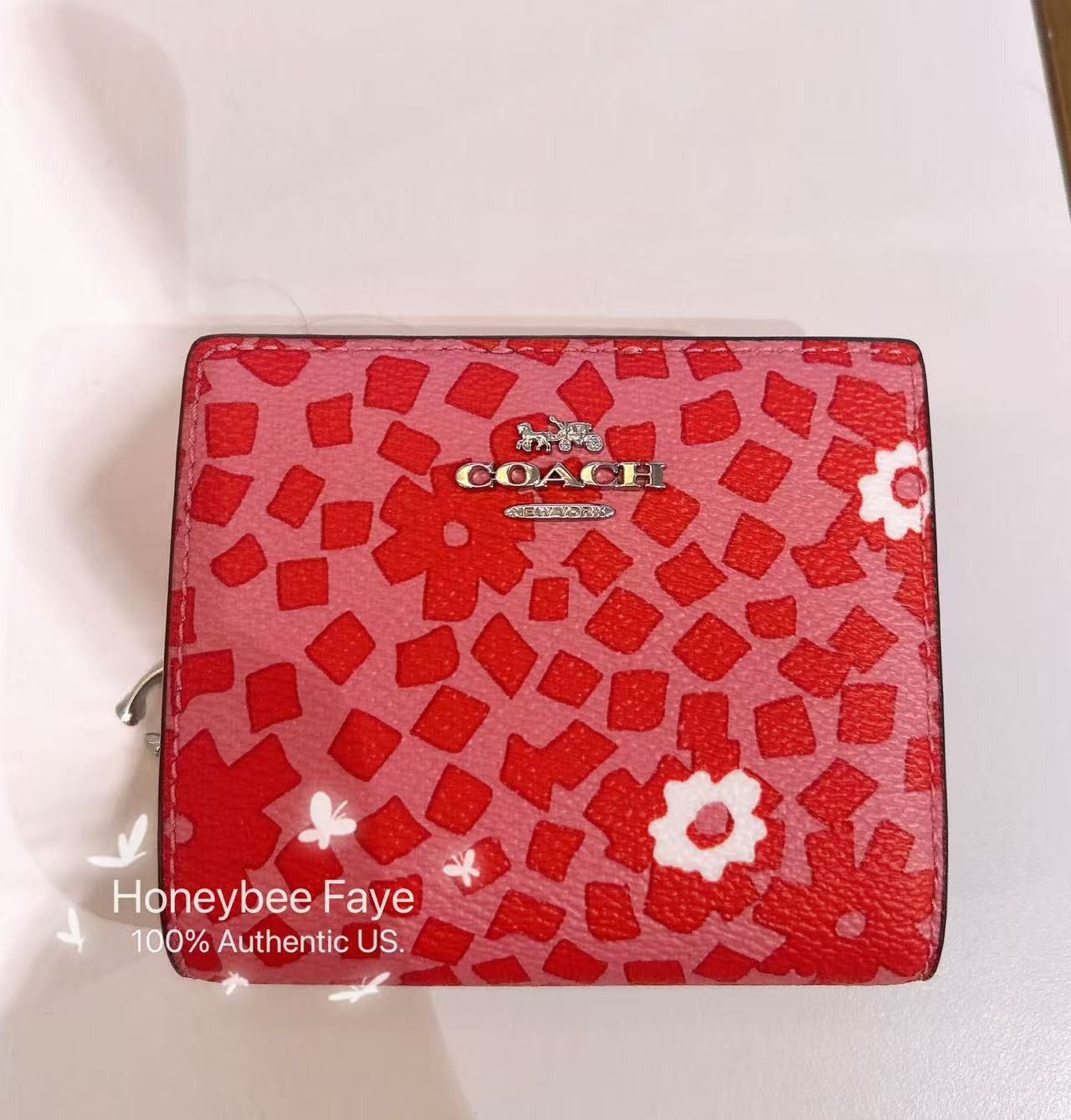 Coach Snap Wallet With Floral Print CBO75 Size ONE SIZE - 7 Thumbnail