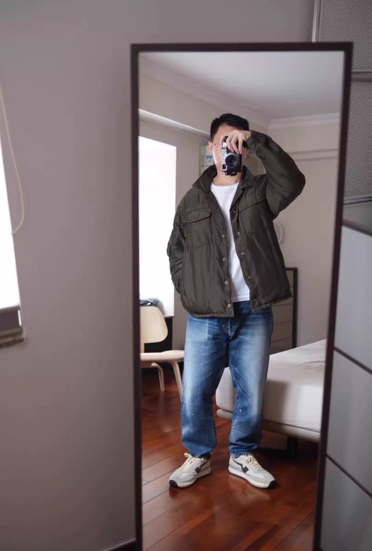 Visvim visvim 23aw Heli Crew Down Shirt Jkt olive 2 97new Size US M / EU 48-50 / 2 - 8 Thumbnail