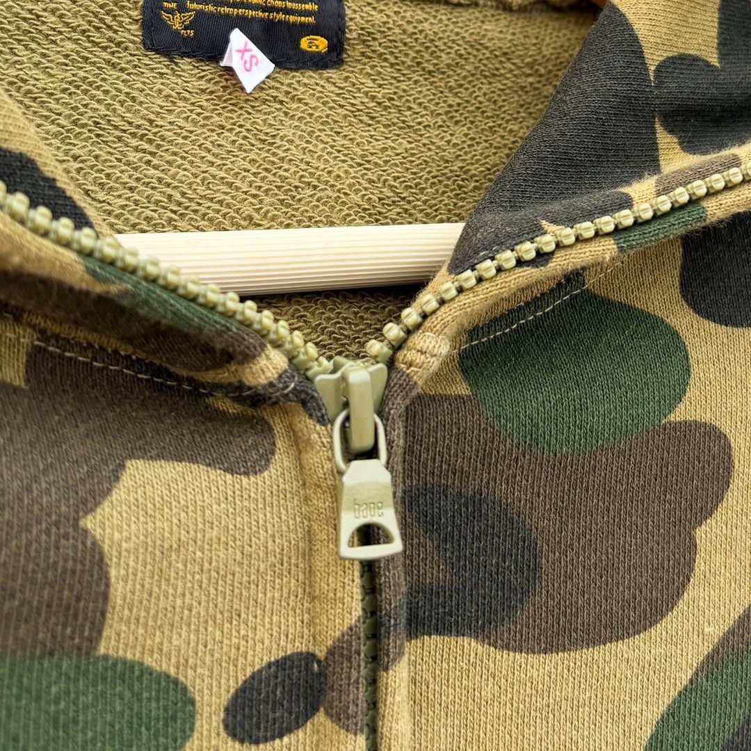 Bape × Nigo 1st Camo Shark Full Zip Hoodie Size XS / US 0-2 / IT 36-38 - 9 Thumbnail