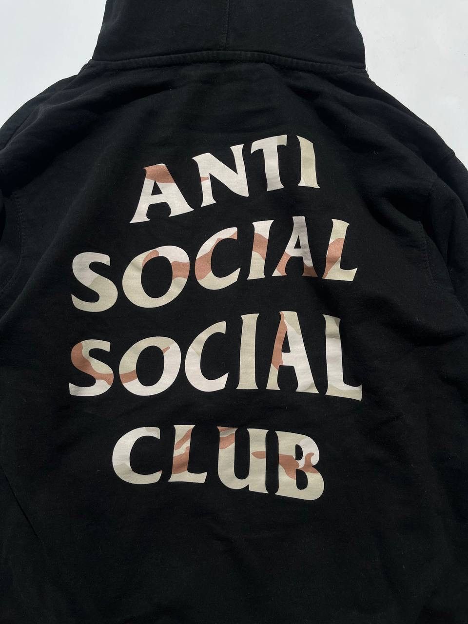 Anti Social Social Club Anti Social Social Club Camo Logo Black Hoodie Size US M / EU 48-50 / 2 - 1 Thumbnail