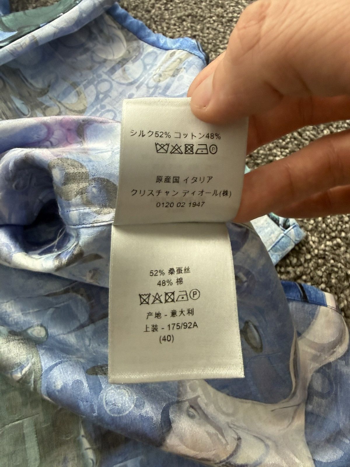 Dior Dior x Kenny Scharf Oblique Button up Shirt - 40 Size US M / EU 48-50 / 2 - 9 Thumbnail