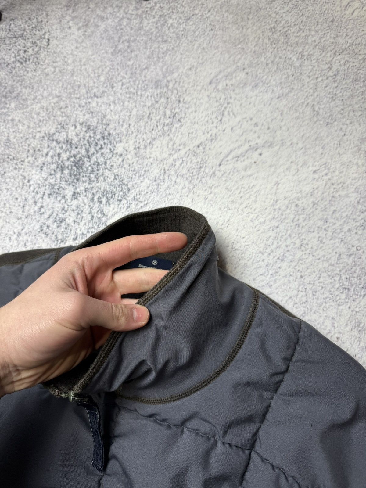 Ermenegildo Zegna Mens Ermenegildo Zegna Hybrid 1/4 zip fleece Size US L / EU 52-54 / 3 - 4 Thumbnail