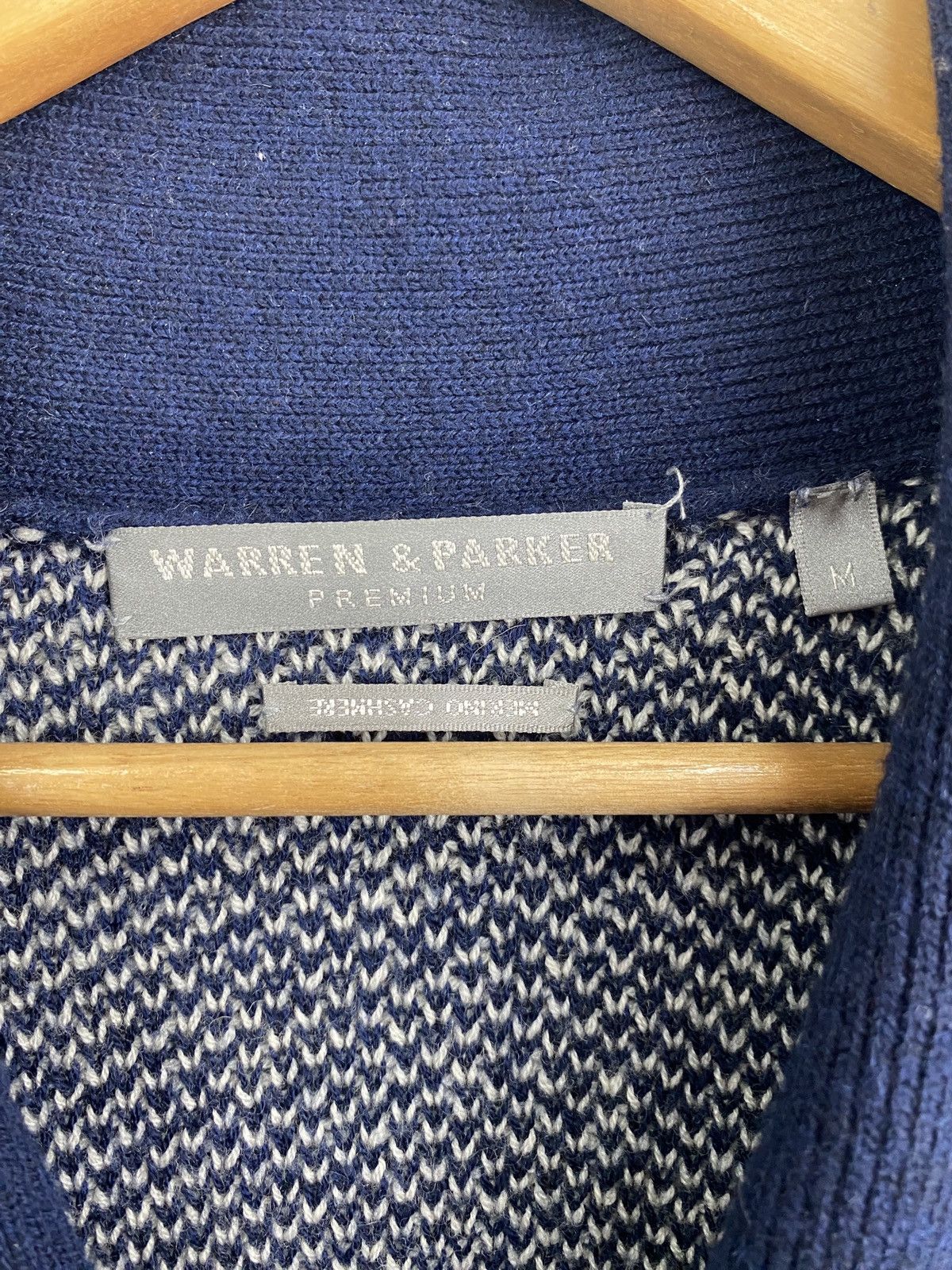 Japanese Brand Y2K Cashmere Merino Cardigan Warren Parker Kapital Style Size US M / EU 48-50 / 2 - 5 Thumbnail