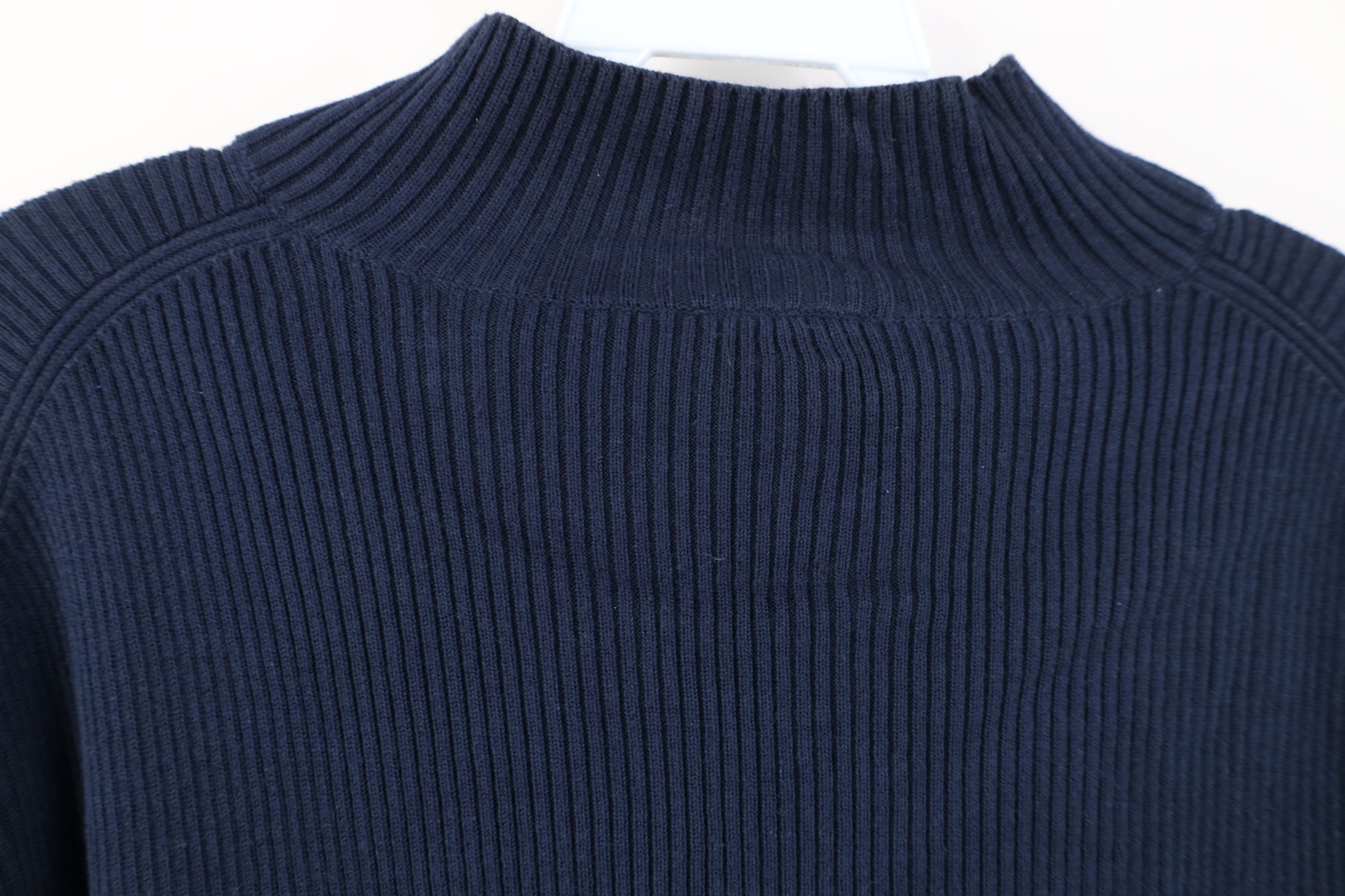 Ralph Lauren Vintage 90s Y2K Ralph Lauren Ribbed Knit Mock Neck Sweater Size L / US 10 / IT 46 - 10 Thumbnail