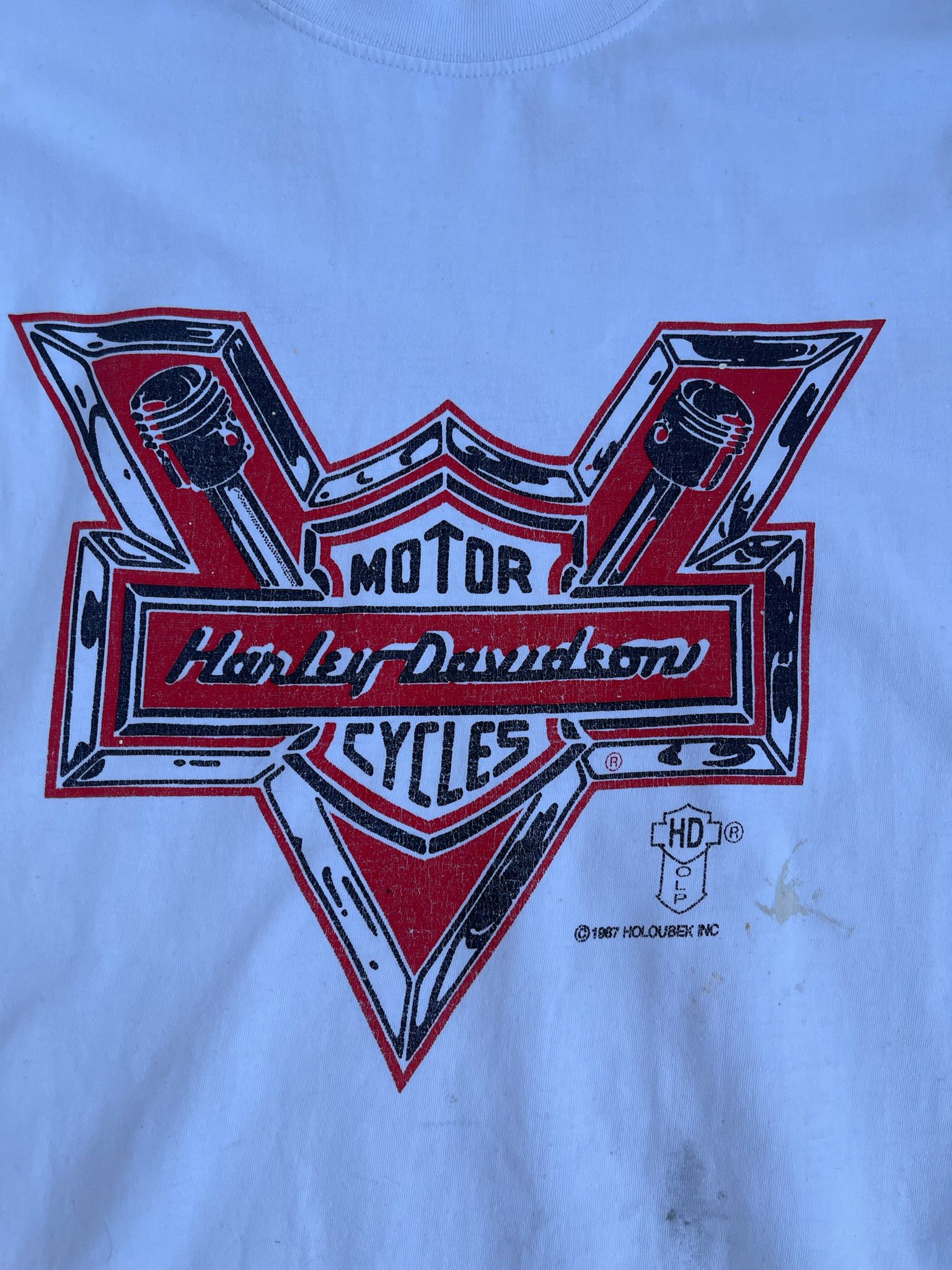 Harley Davidson vintage harley davidson grunge distressed tee Size US XXL / EU 58 / 5 - 7 Thumbnail