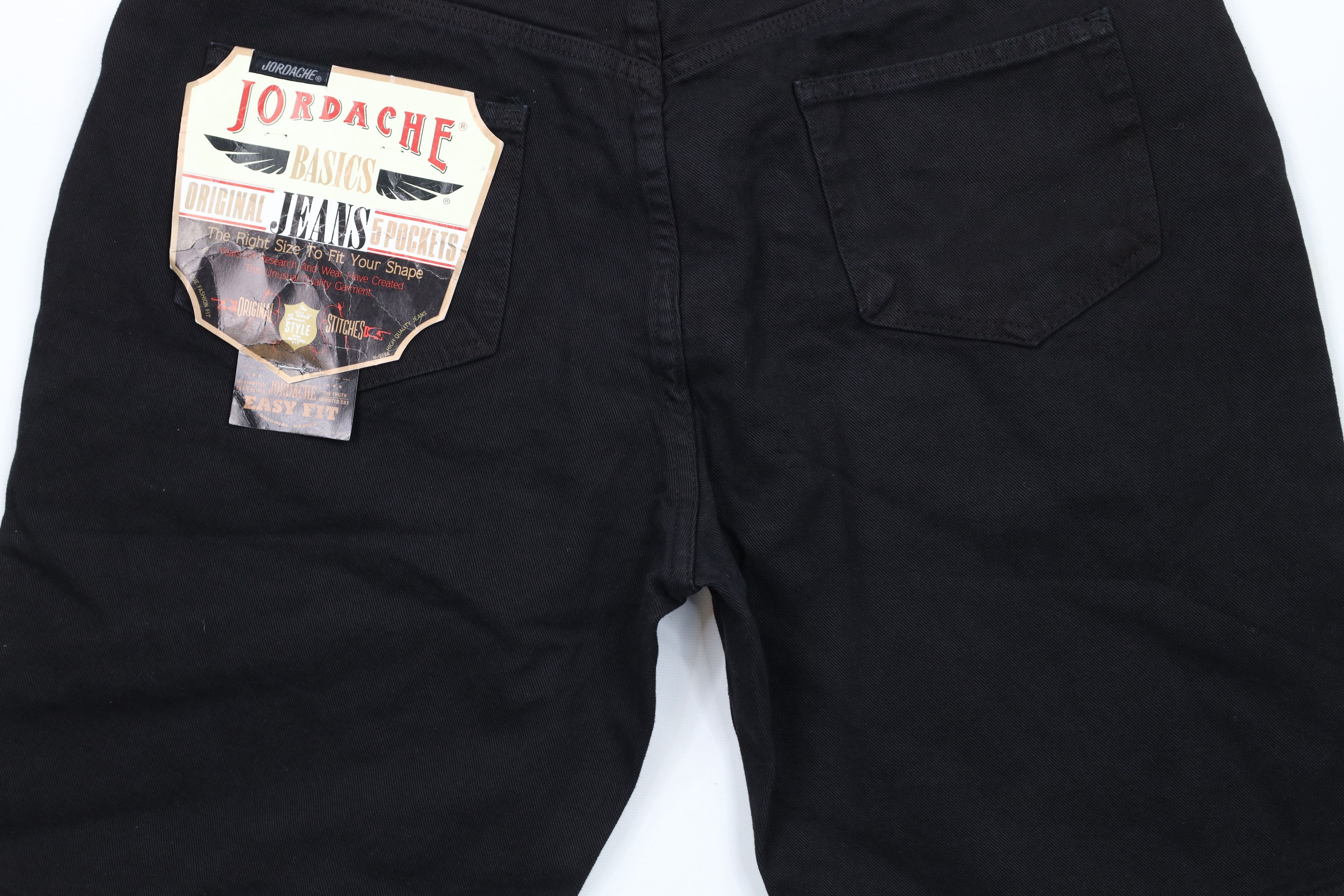 Vintage Deadstock Vintage 90s Streetwear Jean Shorts Jorts Black Size US 36 / EU 52 - 9 Thumbnail