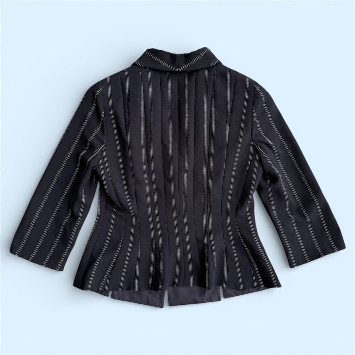 Giorgio Armani Armani Collezioni Double Collar Like Corset Blazer Size XS / US 0-2 / IT 36-38 - 2 Thumbnail