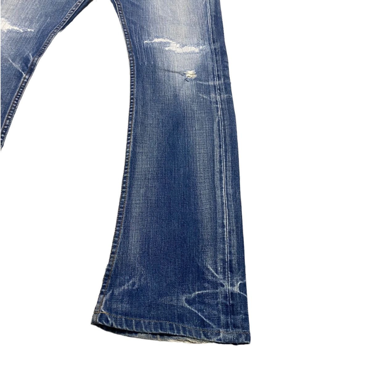 JACKROSE Jackrose Distressed Denim Flare Jeans Size US 31 - 10 Thumbnail