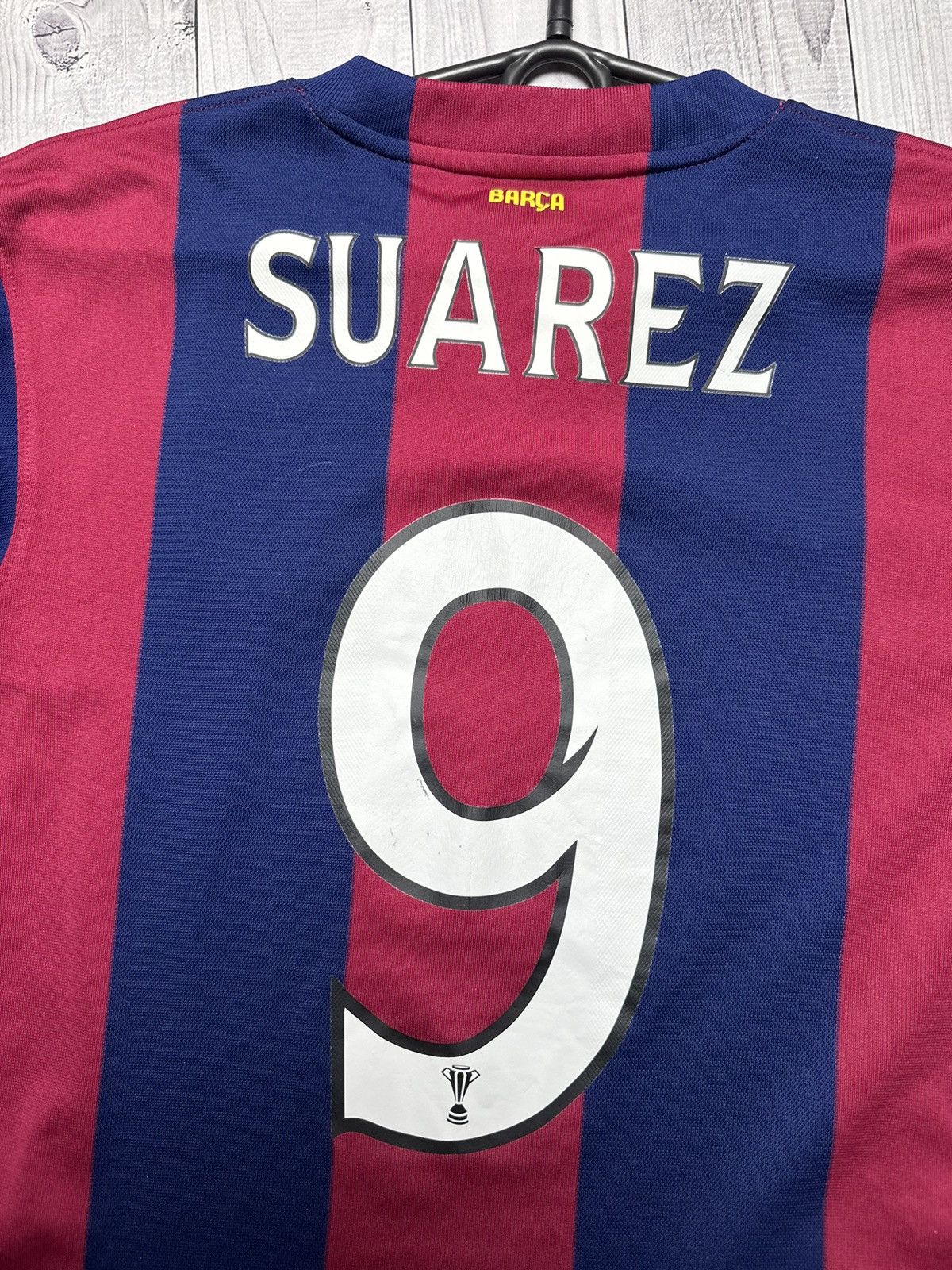 Nike × Vintage Vintage Barcelona Nike Soccer jersey size S 9 Suarez rare Size US S / EU 44-46 / 1 - 10 Thumbnail