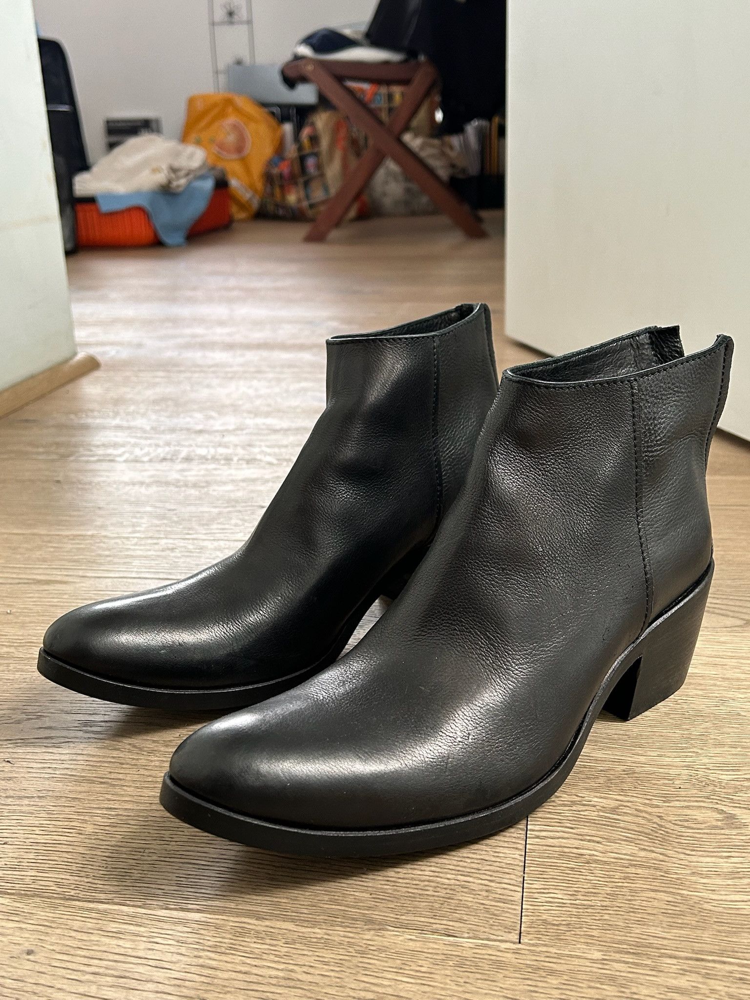 Haider Ackermann Cuban Heel Ankle Boots FW 2014 Size US 10 / EU 43 - 5 Thumbnail
