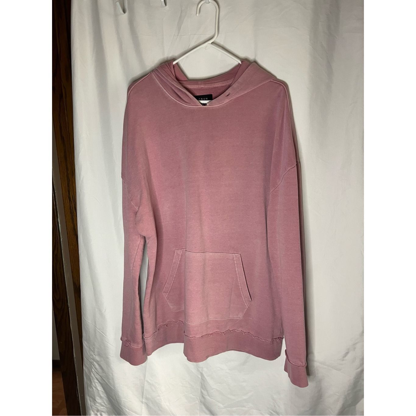 Pacsun Pacsun Pink Boxy Fit Hoodie Size Large Size L / US 10 / IT 46 - 1 Thumbnail