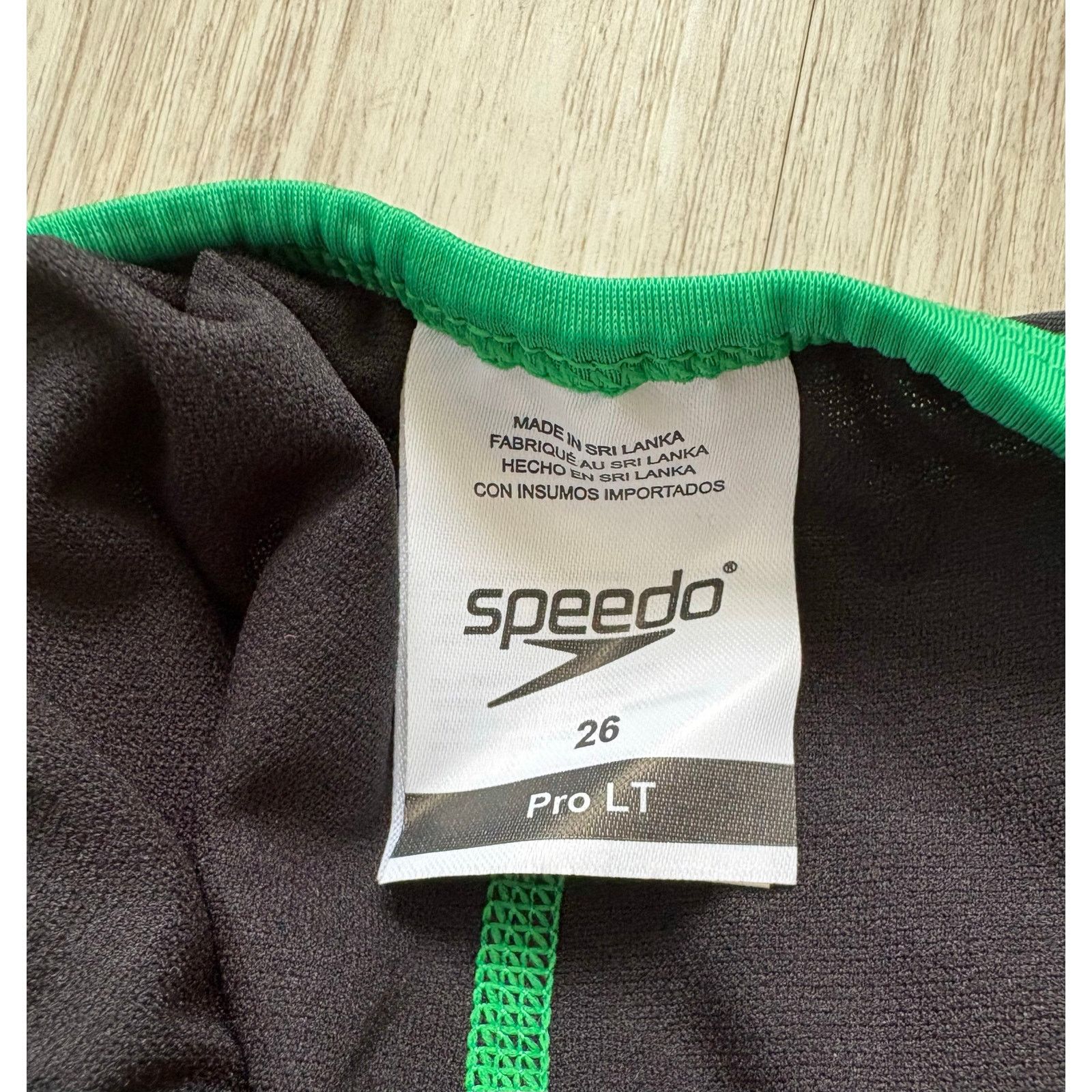 Speedo Speedo | Green Black Pro LT Bathing Swim Suit | NWT | 26 Size 4XL / US 24-26 - 3 Thumbnail