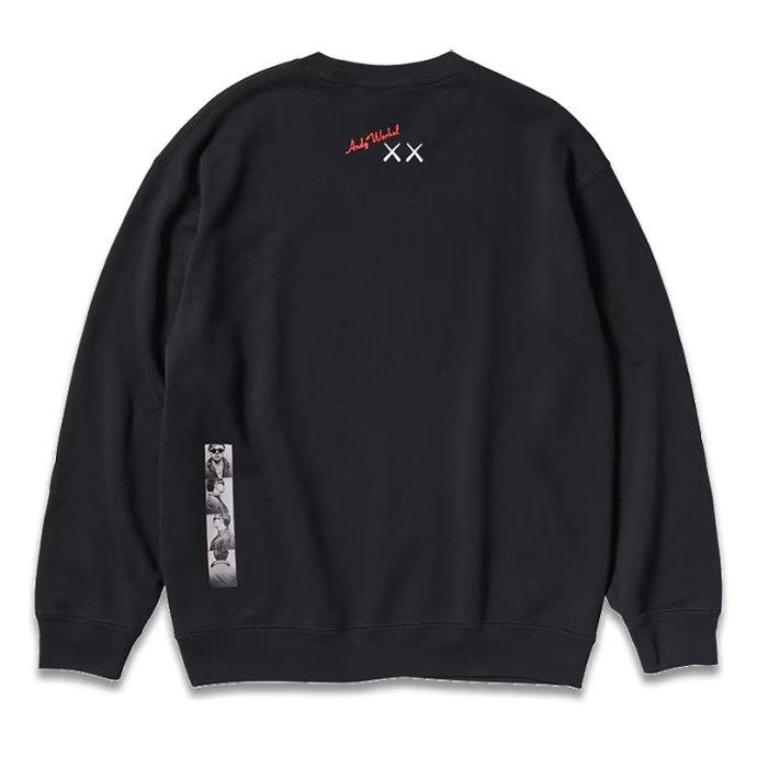 Kaws × Uniqlo Kaws Andy Warhol Uniqlo Black Sweatshirt S New DS Size US S / EU 44-46 / 1 - 5 Thumbnail
