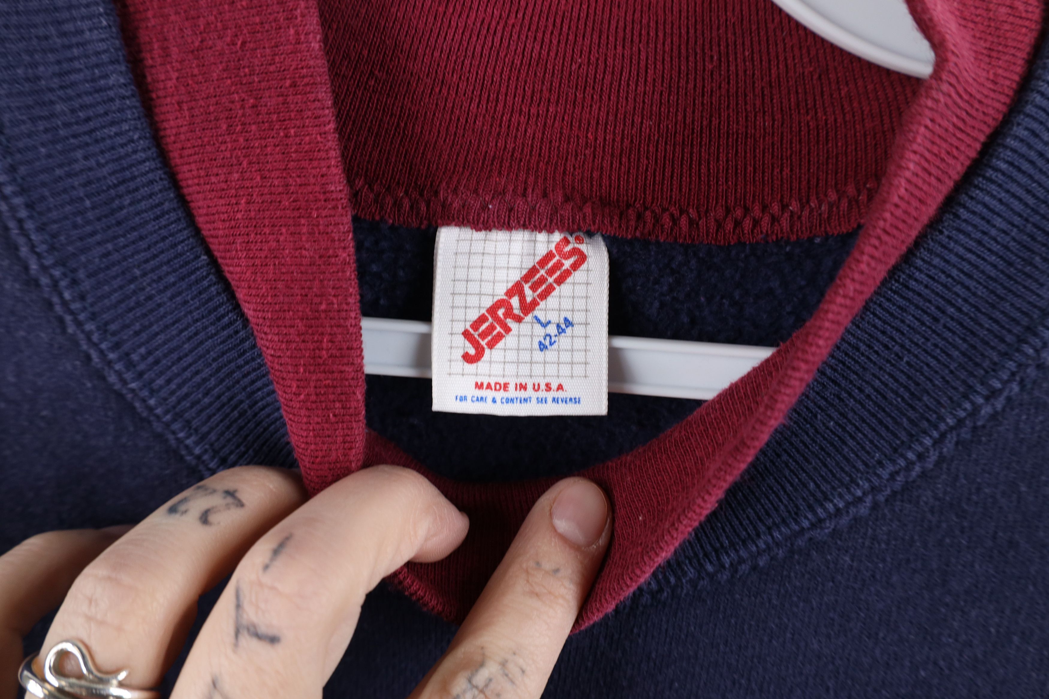 Vintage Vintage 90s Streetwear Farmhouse Flower Sweatshirt USA Size L / US 10 / IT 46 - 8 Thumbnail