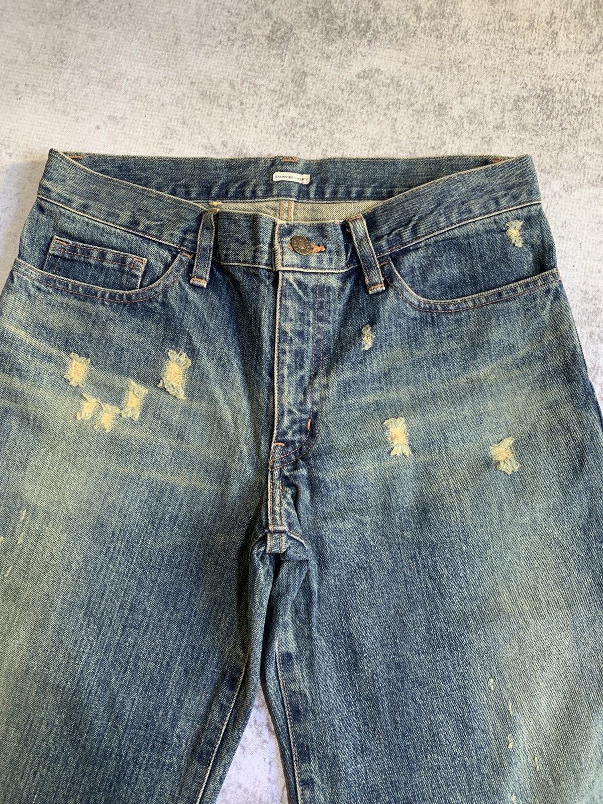 Tsumori Chisato Issey Miyake Tsumori Chisato Distressed Short Pants Denim Size US 30 / EU 46 - 9 Thumbnail