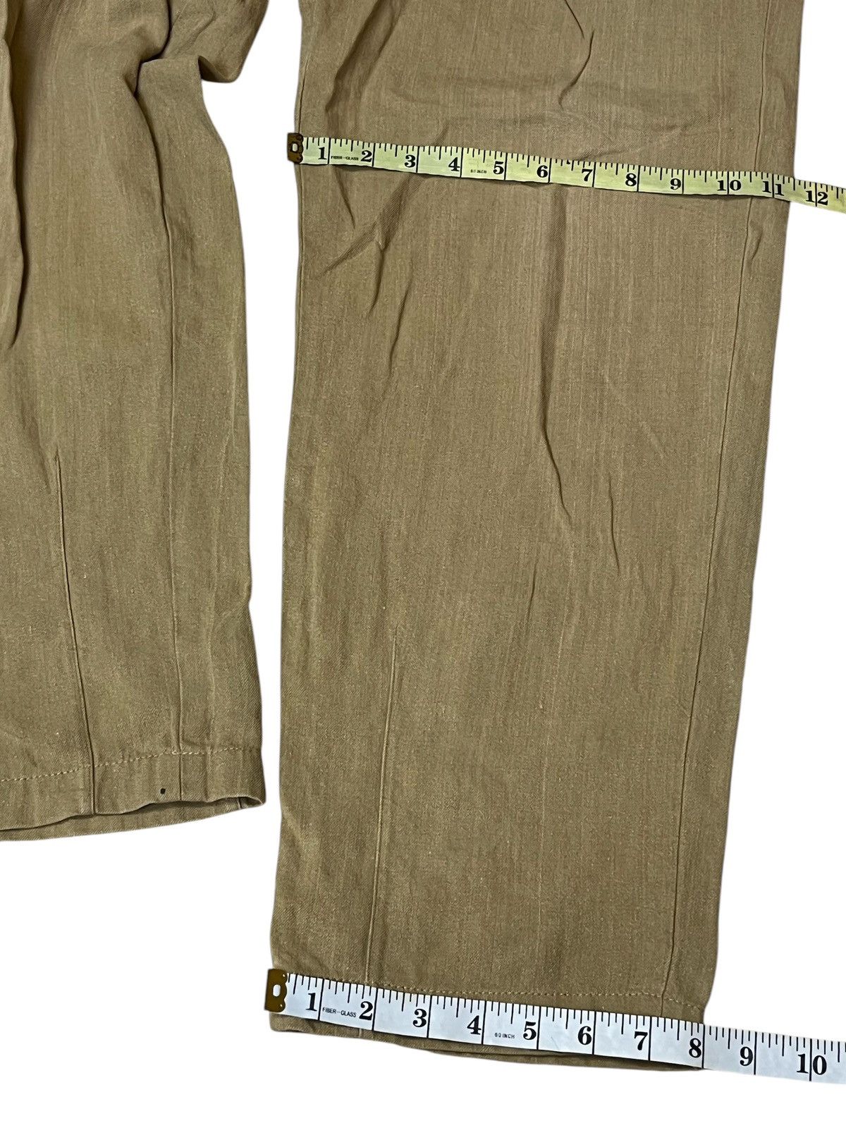Japanese Brand SICK 90s VINTAGE PAPAS MANIERE DE HEMING BAGGY CASUAL PANTS Size US 31 - 12 Thumbnail