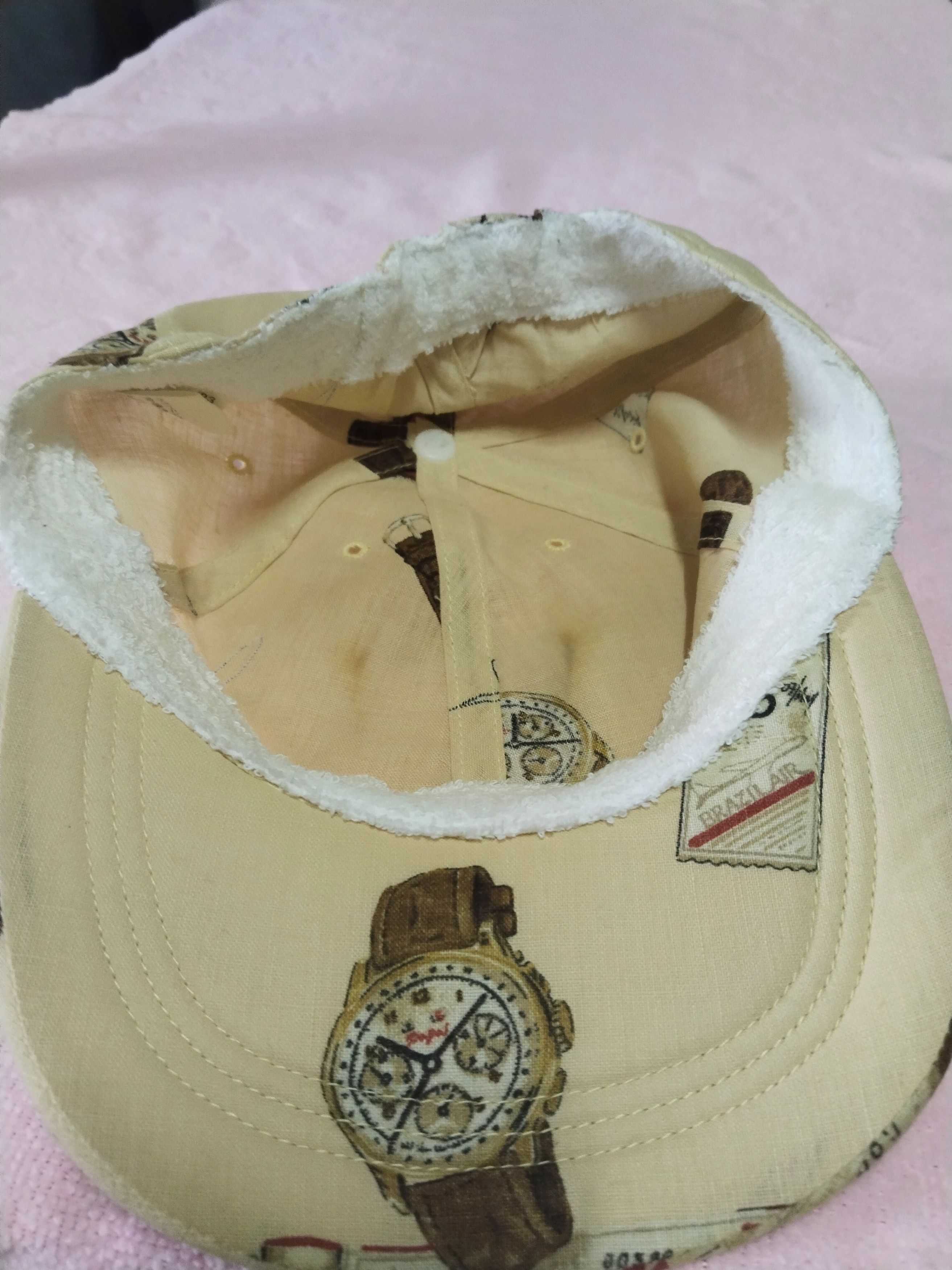Japanese Brand VINTAGE PRINT WATCHES TRAVEL FITTED CAP JAPAN Size ONE SIZE - 6 Thumbnail