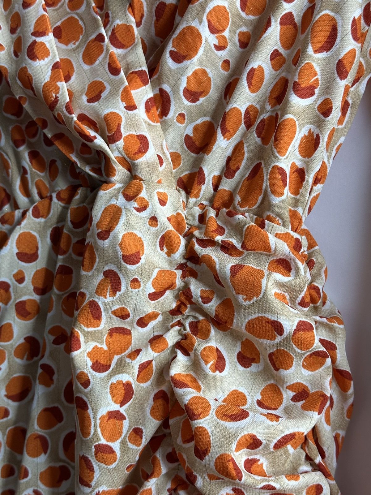 Designer IVIVI Women’s Ruched Polka Dot Mini Dress - Size s Size S / US 4 / IT 40 - 6 Thumbnail