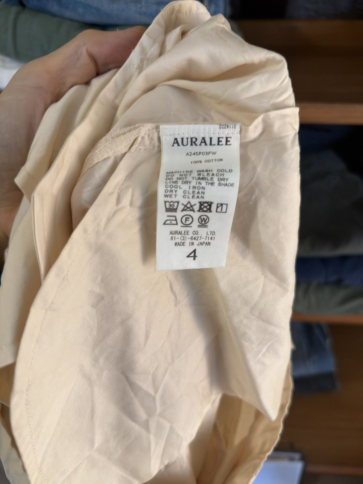 Auralee Auralee wrinkled finx cotton pants Size US 32 / EU 48 - 3 Thumbnail