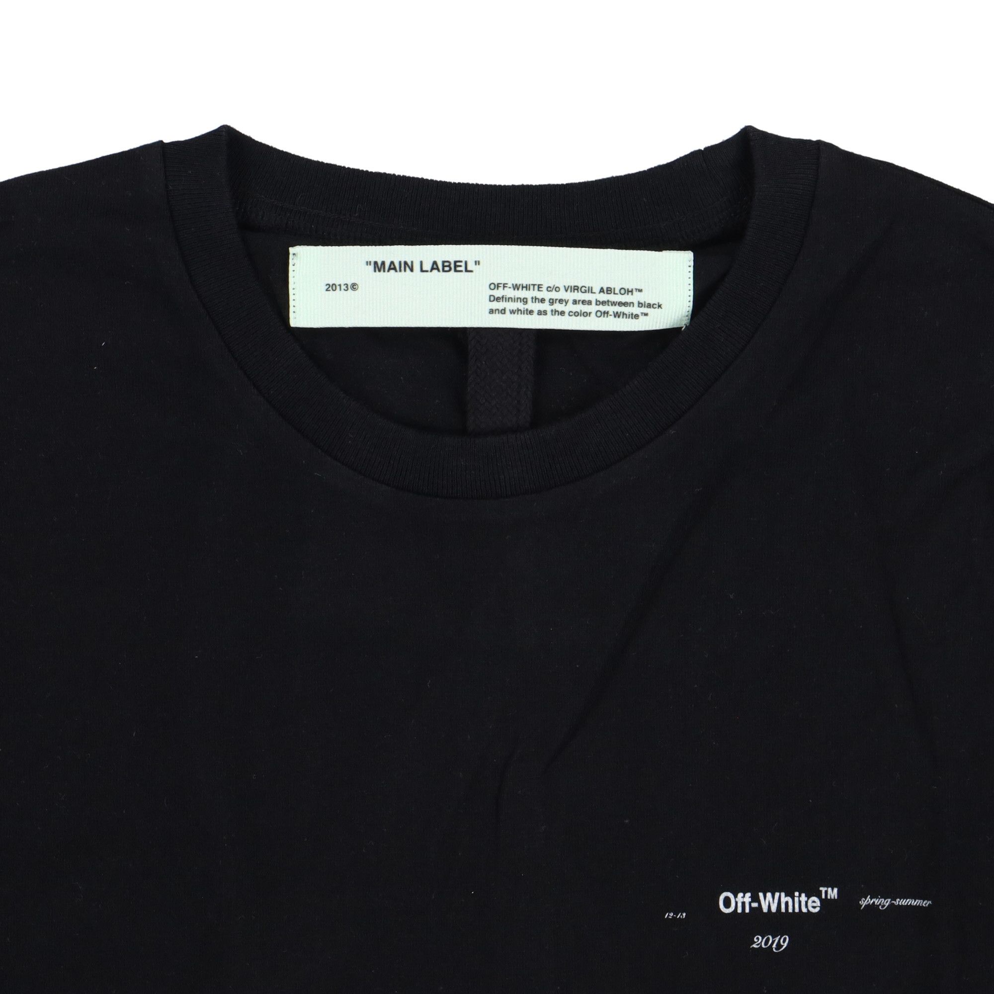 Off-White Black Painting Arrows Long Sleeve T-Shirt Size XS / US 0-2 / IT 36-38 - 6 Thumbnail