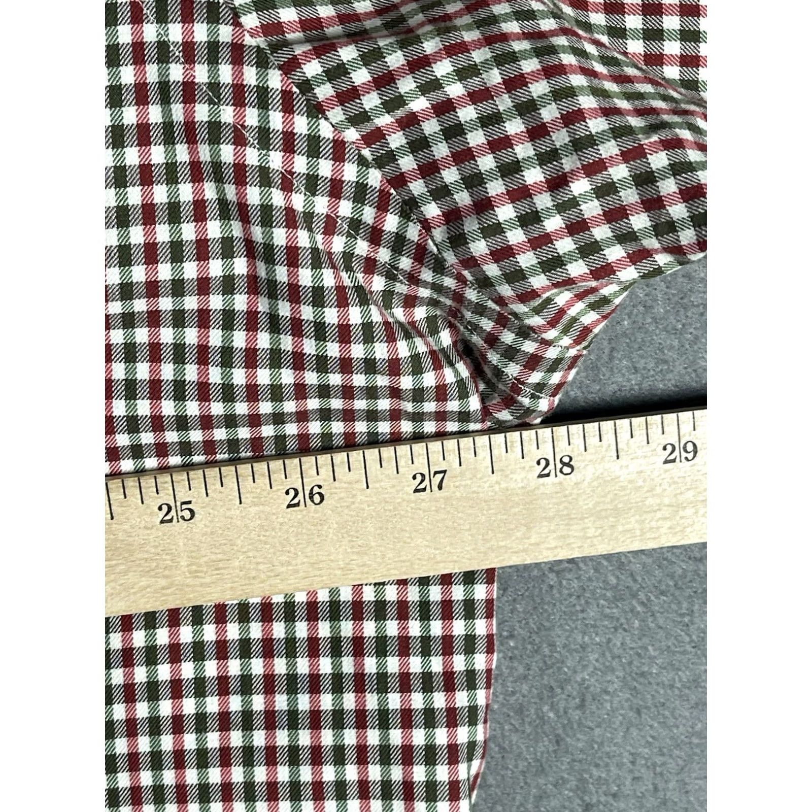 Ralph Lauren Ralph Lauren Blake Button Shirt Men XL Polo Logo Green Red Check Long Sleeve Size US XL / EU 56 / 4 - 5 Thumbnail