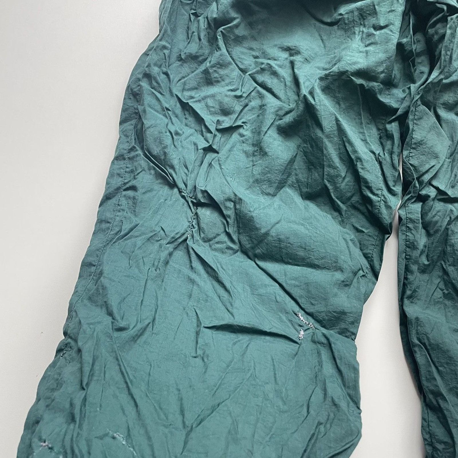 Nike × Vintage Vintage 90s Nike Track Pants Sz XL Green Embroidered Swoosh Size US 36 / EU 52 - 5 Thumbnail