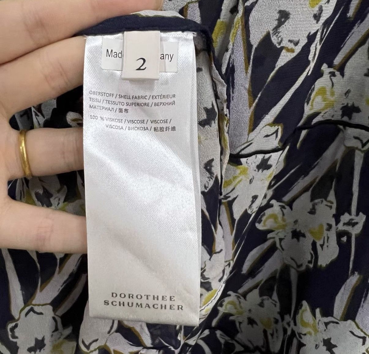 DOROTHEE SCHUMACHER Dorothee Schumacher Floral Dress J41 Size XS / US 0-2 / IT 36-38 - 4 Thumbnail