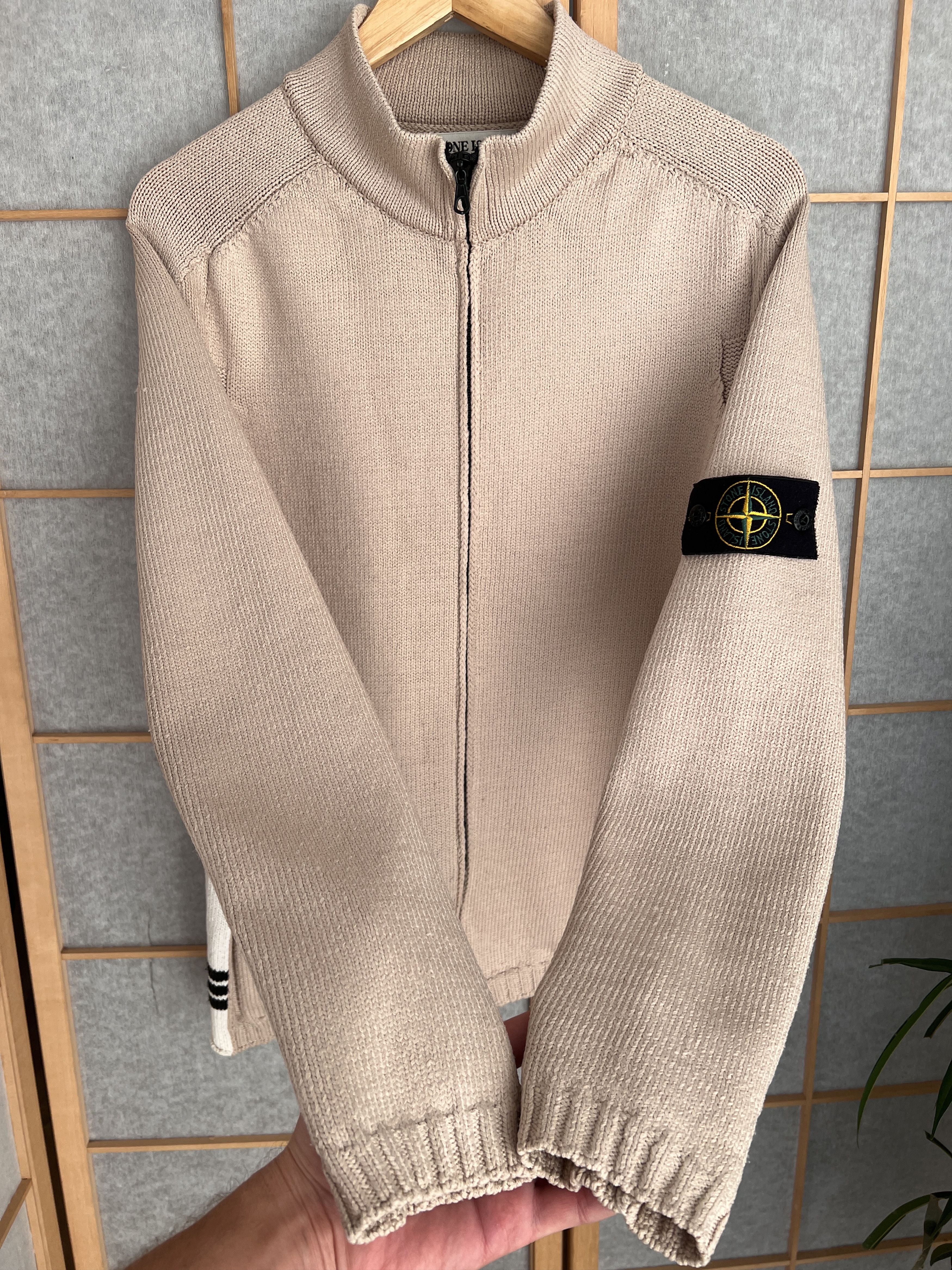 Massimo Osti 2000s VINTAGE STONE ISLAND KNIT SWEATER RARE Size US L / EU 52-54 / 3 - 14 Thumbnail
