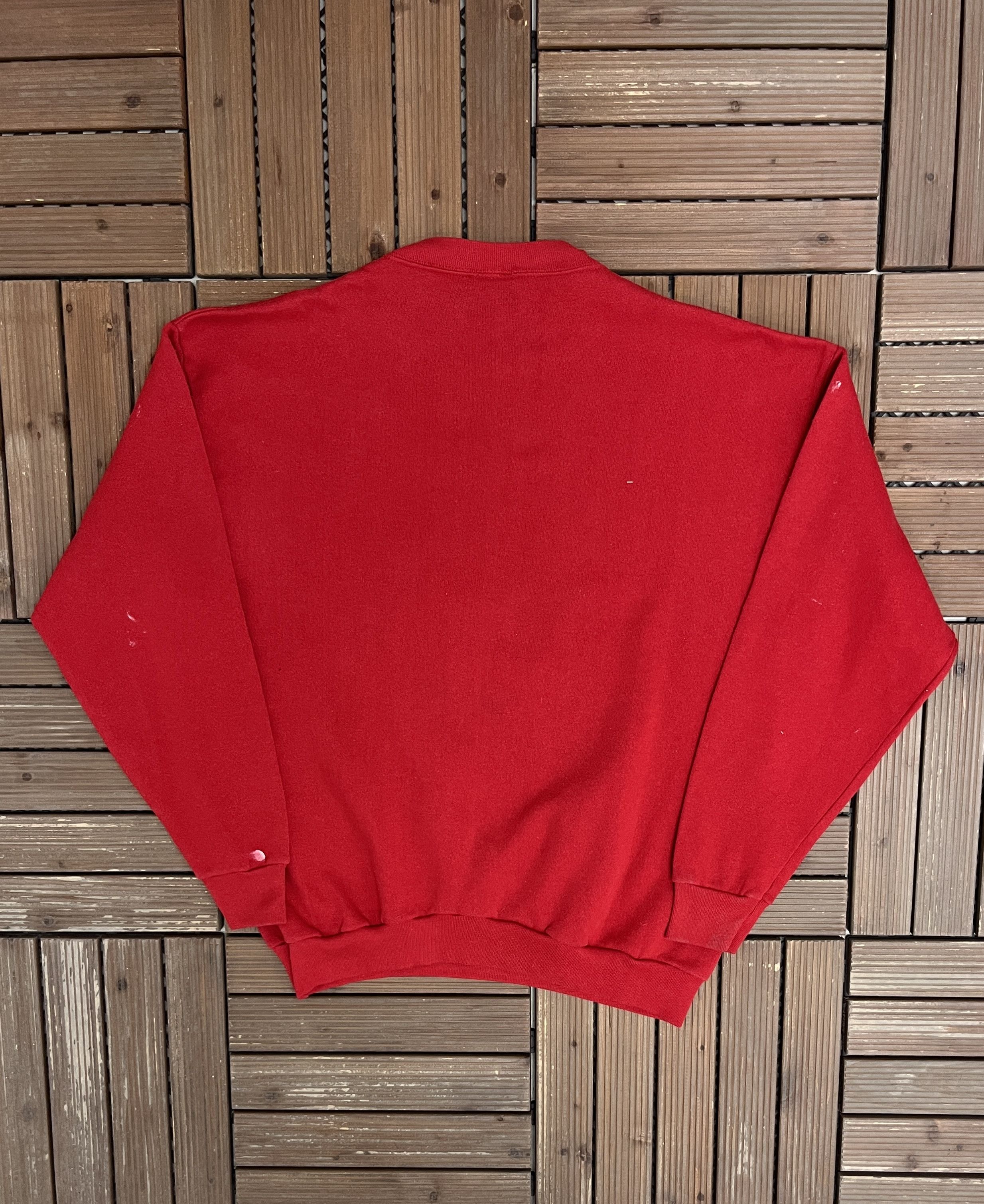 Vintage Taz Don't Open Until Christmas Vintage Red Crewneck Sweater Size US L / EU 52-54 / 3 - 5 Thumbnail