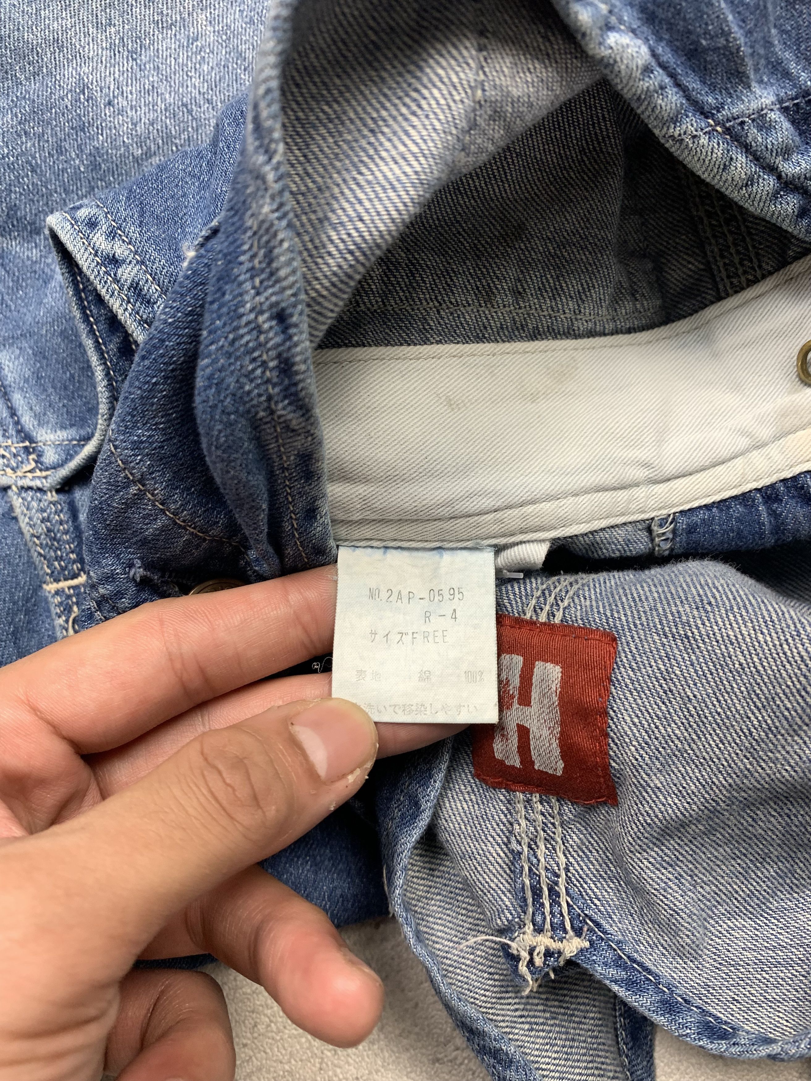 Hysteric Glamour Hysteric Glamour 90s Vintage Denim Overalls Jumpsuit Size US 34 / EU 50 - 5 Thumbnail