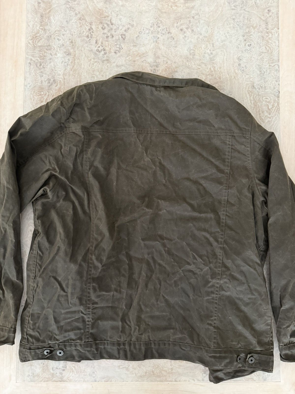 Flint And Tinder Flint and Tinder Waxed Trucker Jacket 4XL-T Fits smaller Size US XXL / EU 58 / 5 - 5 Thumbnail