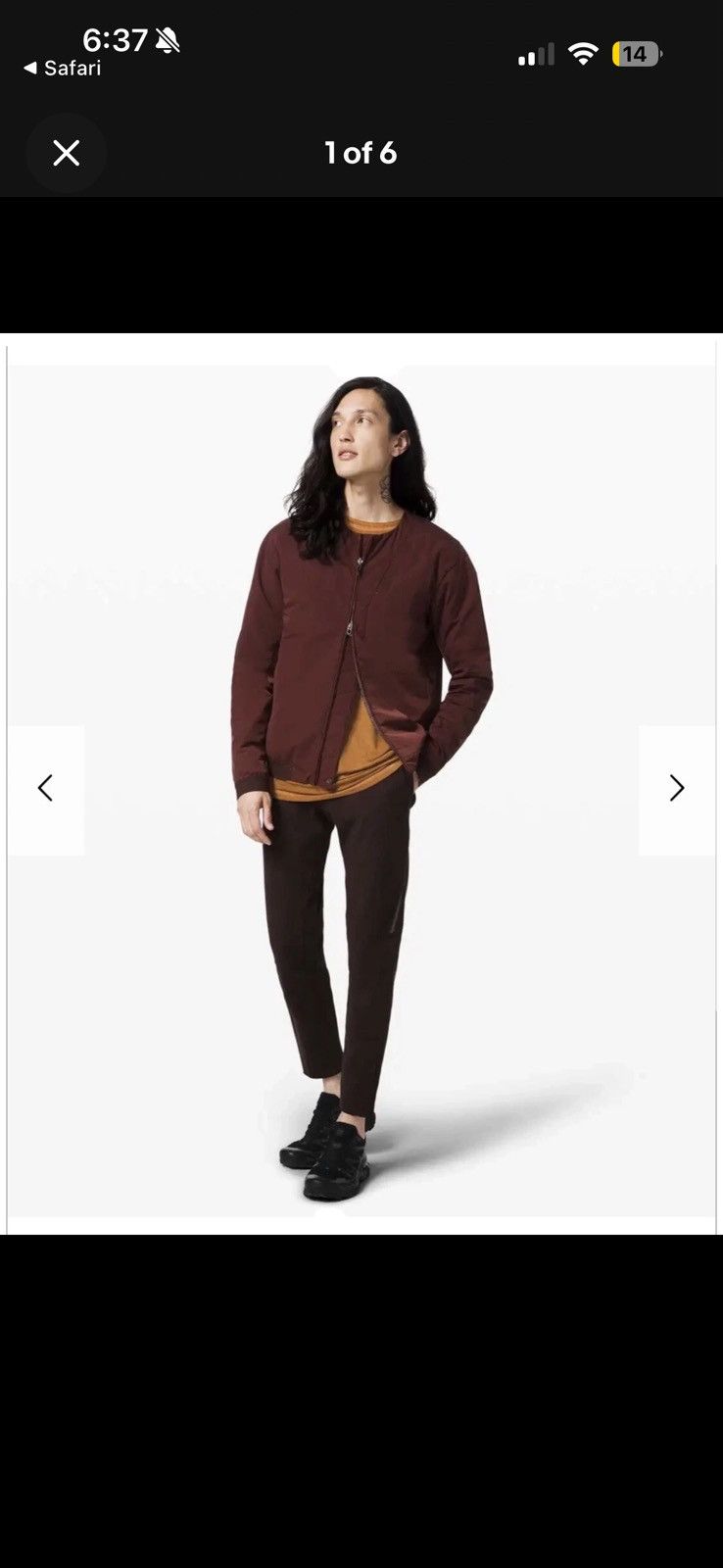 Lululemon Lululemon Lab Ashta reversible bomber maroon Size US M / EU 48-50 / 2 - 9 Thumbnail
