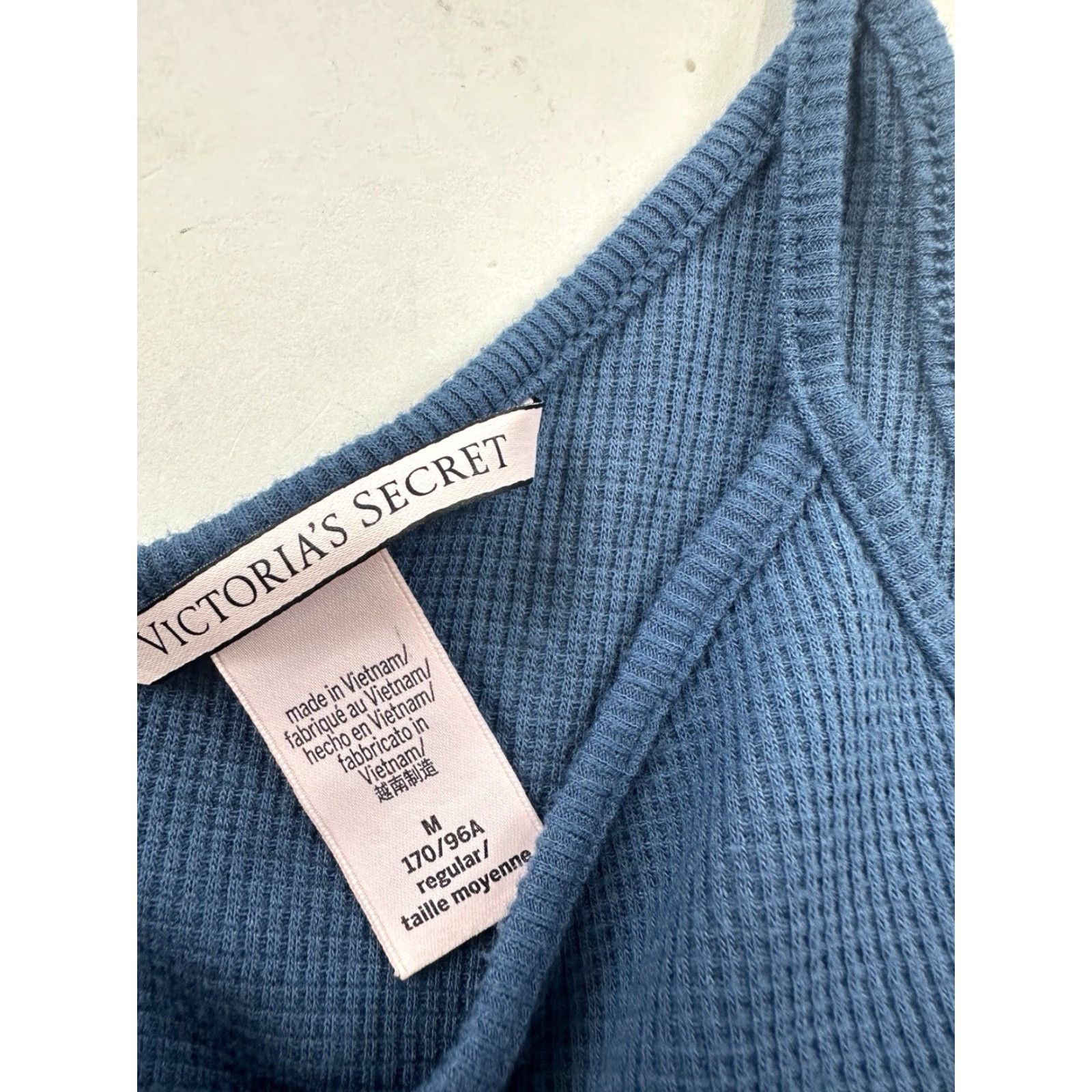 Victoria's Secret Victoria’s Secret Camisole Tank Top Womens M Blue Sleeveless Shirt Ladies Size M / US 6-8 / IT 42-44 - 3 Thumbnail
