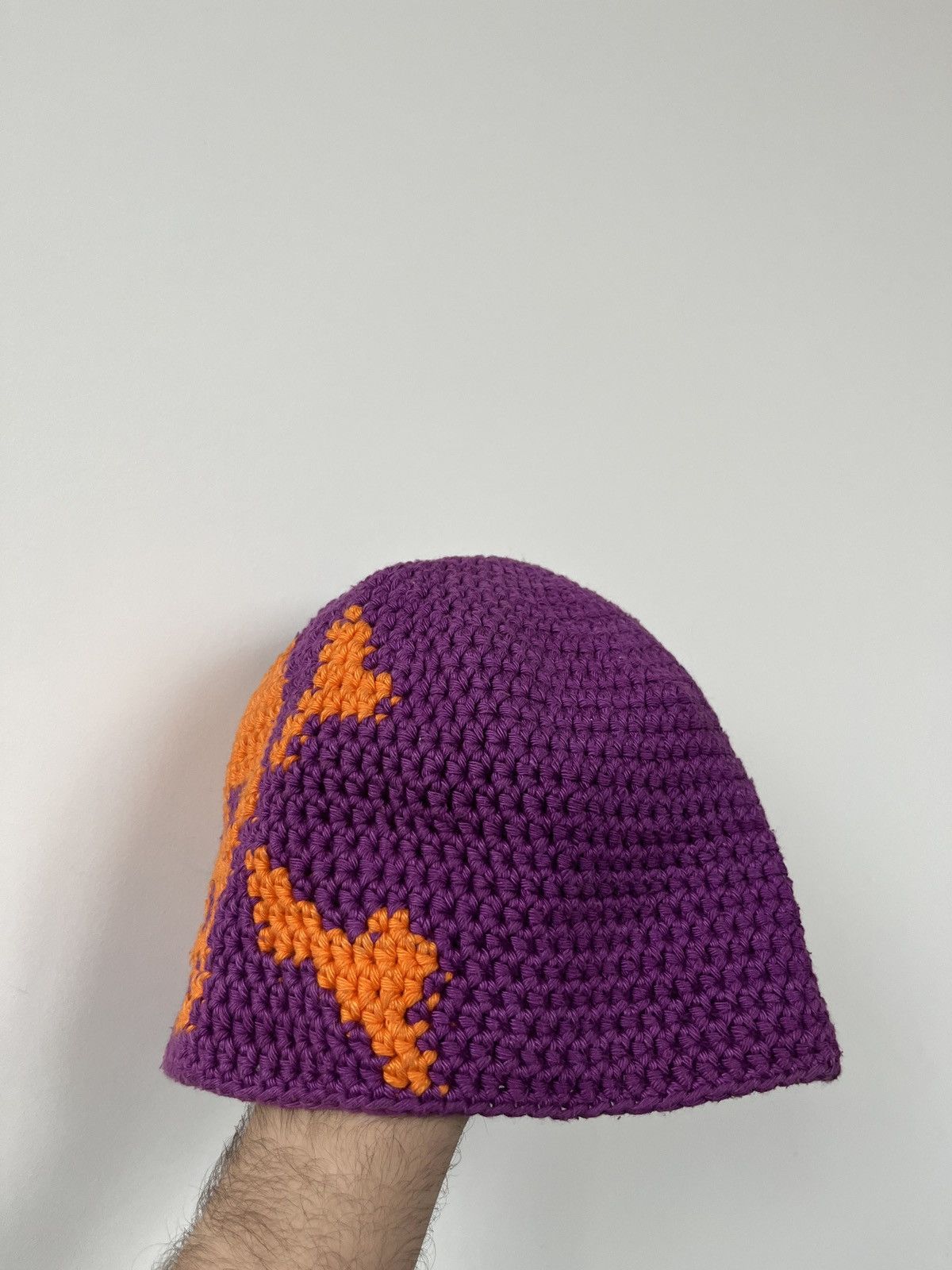 Handmade ☠️ y2k Crochet Knitted Skull Hat Oakley Stussy Style Size ONE SIZE - 7 Thumbnail