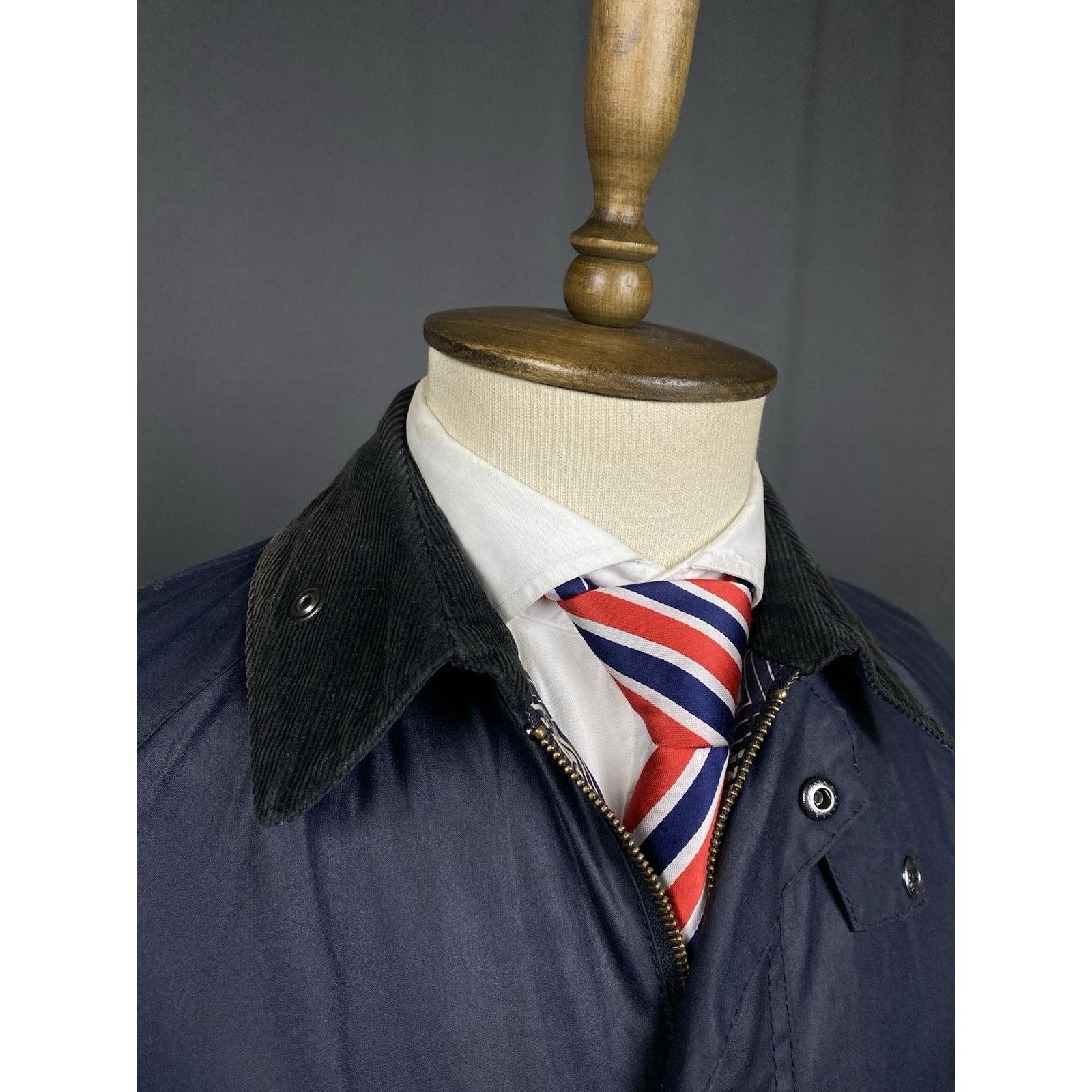 Barbour Barbour x John Lewis Ashbyton Blue Waxed Motorcycle Multipoc Size US M / EU 48-50 / 2 - 7 Thumbnail