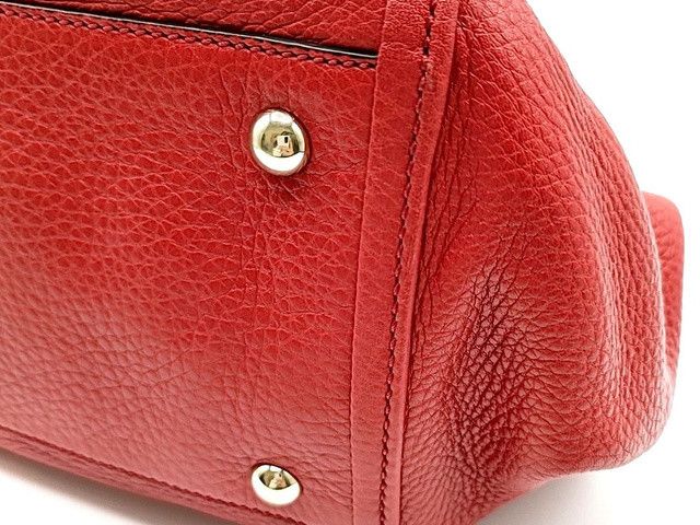 Gucci Gucci Soho Leather Red Shoulder Bag Size ONE SIZE - 8 Thumbnail