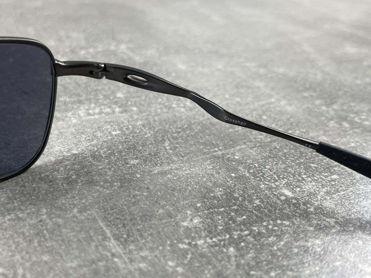 Oakley Oakley Aviator Sunglasses Gunmetal Frame Original 00s USA Size ONE SIZE - 5 Thumbnail