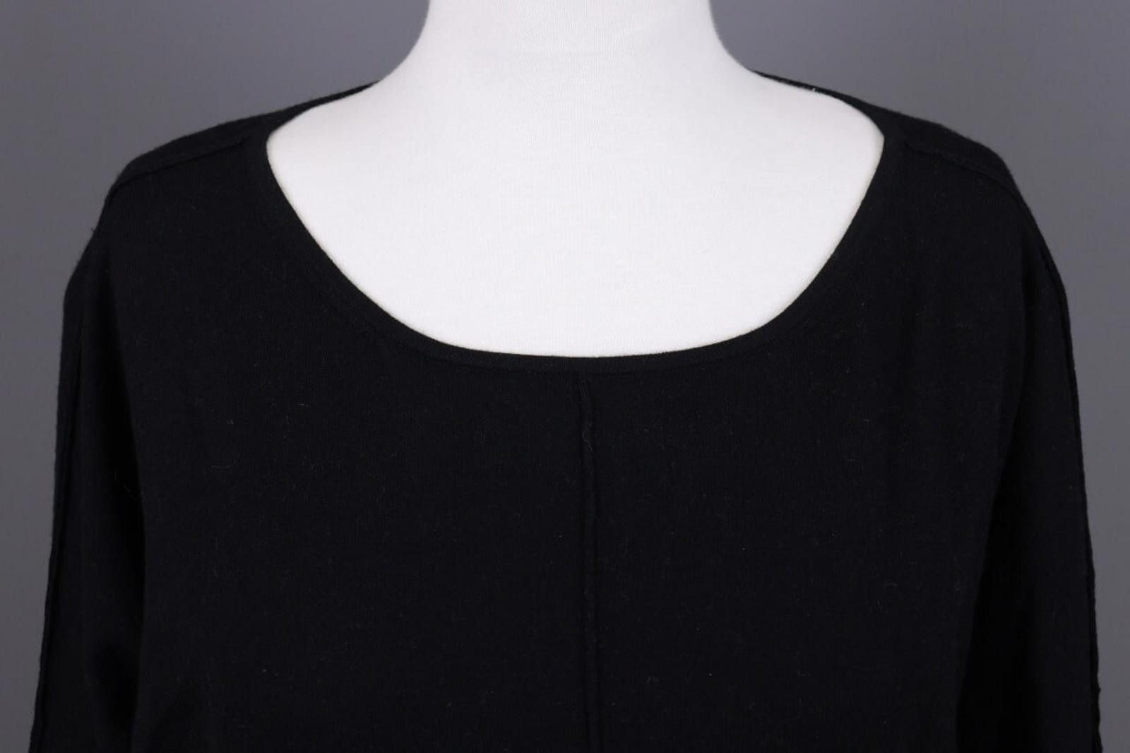 Escada LAUREL Black Lagenlook Relaxed Sweater Size I 48 / USA 12 Size XL / US 12-14 / IT 48-50 - 4 Thumbnail